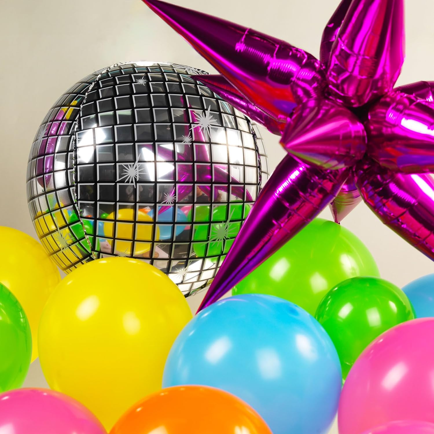 80s Music Themed Balloon Garland Kit 160pcs