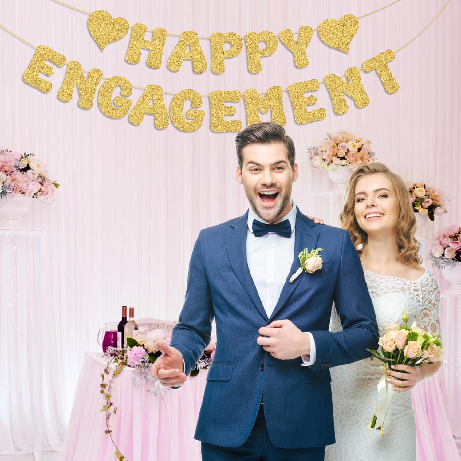 Adecortalk Glitter Happy Engagement Banner