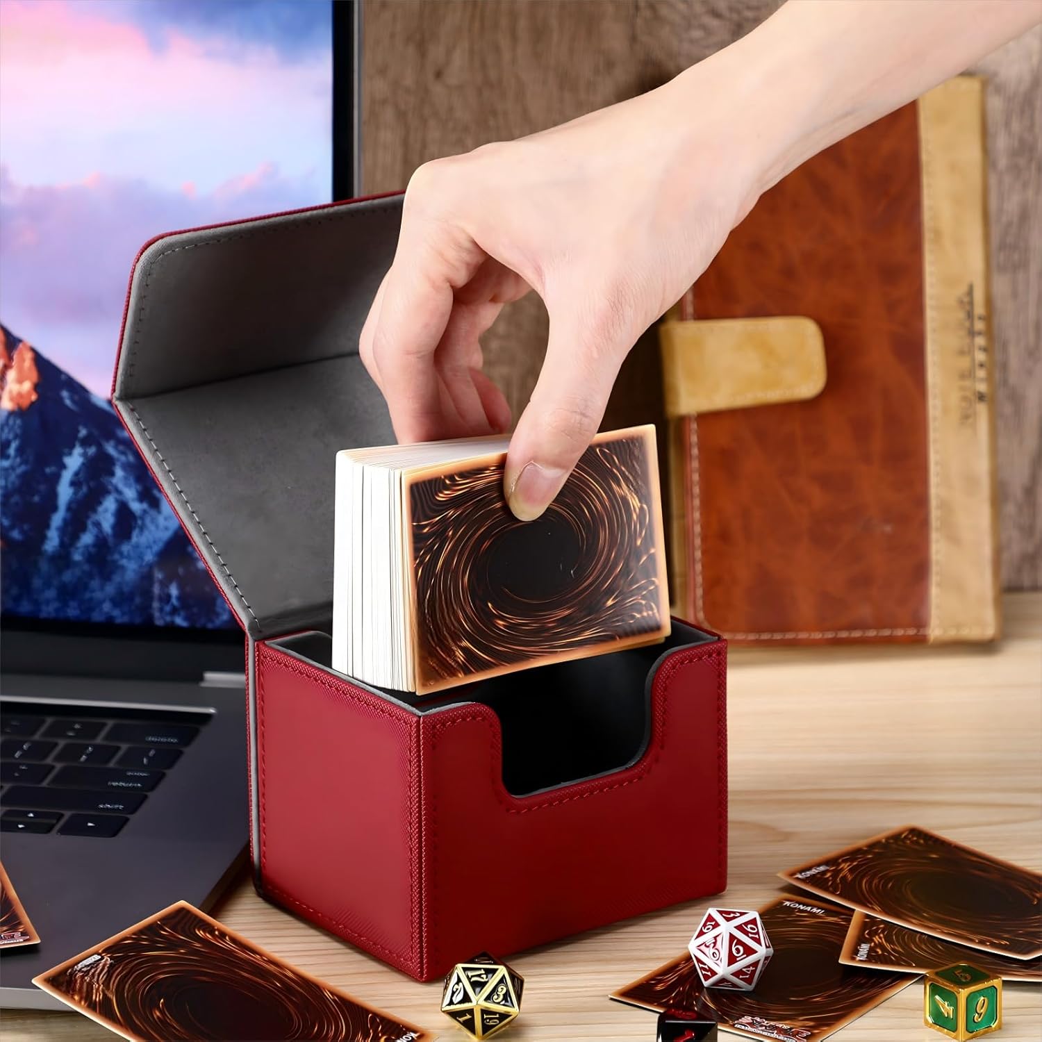 Yookeer 4 Piece Card Deck Storage Box Set
