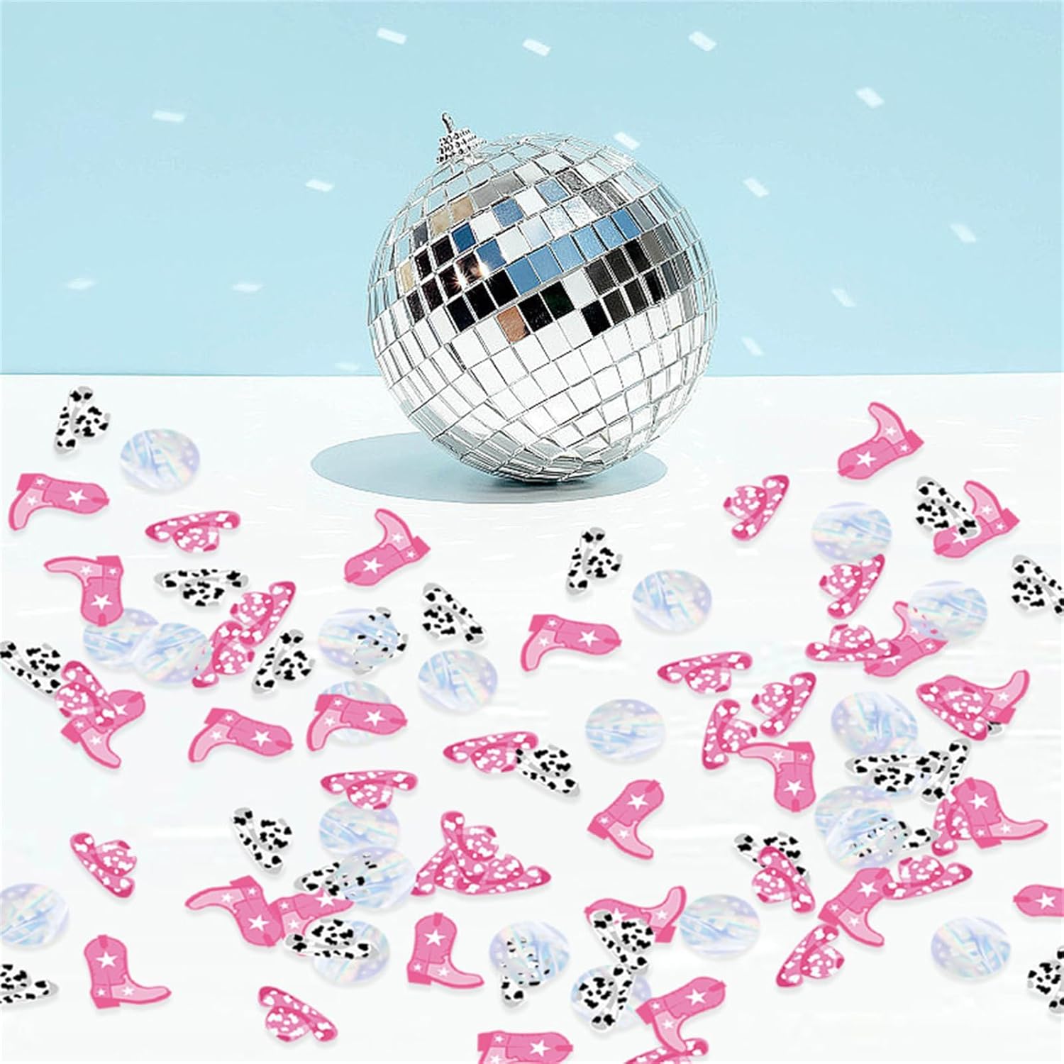 100PCS Pink Confetti Poppers Biodegradable Party Decorations