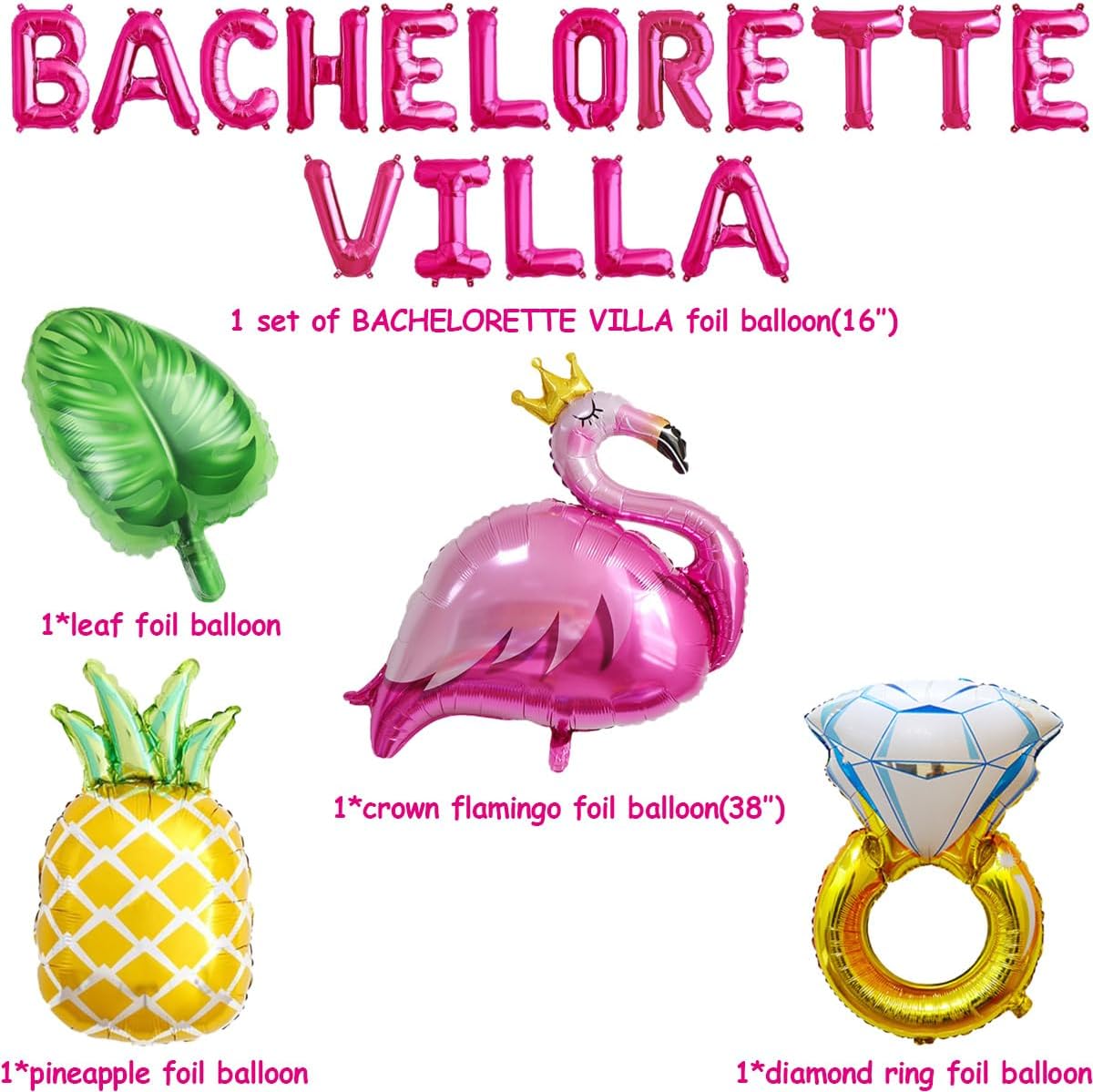 Bachelorette Villa Balloon Banner Decorations