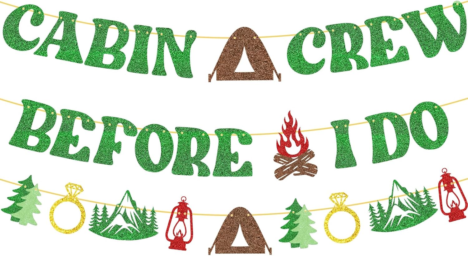 Camp Bachelorette Party Banner - Cabin Crew Before I Do