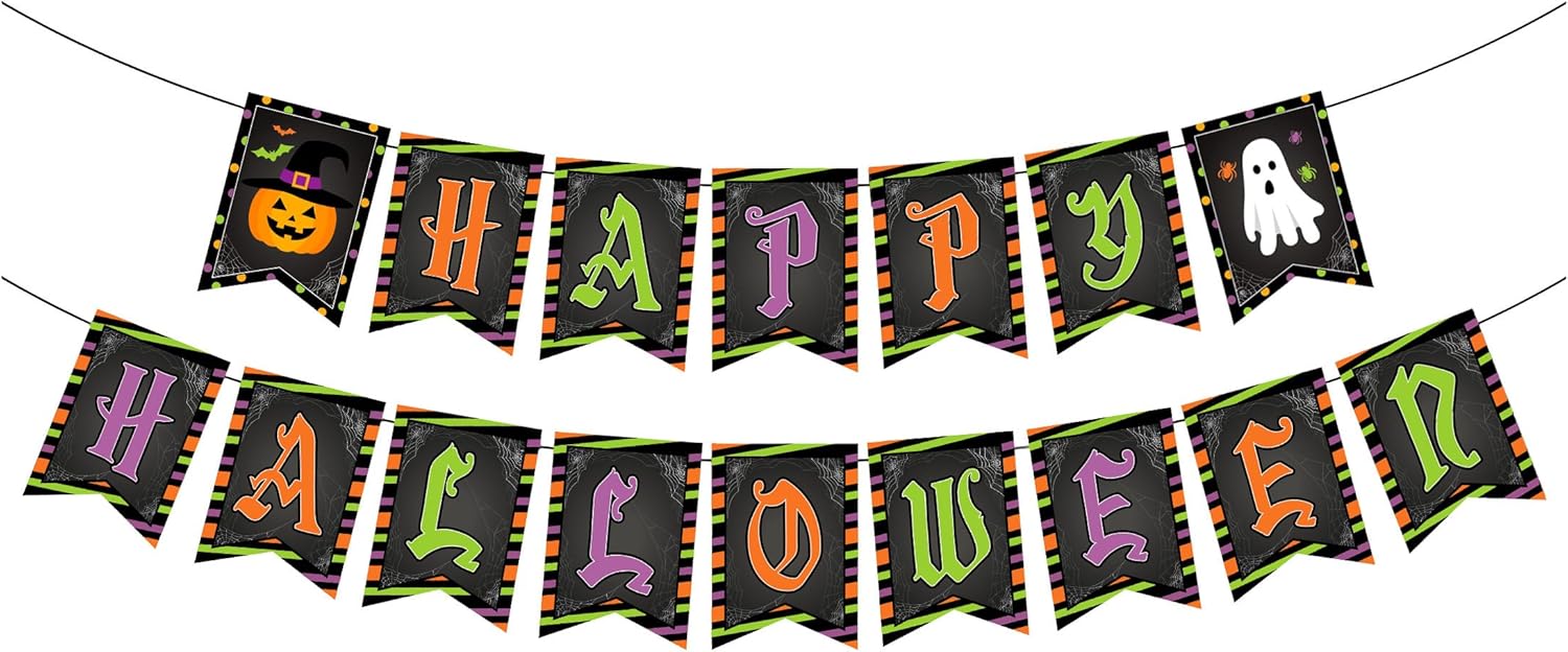 Halloween Decorations Happy Halloween Banner