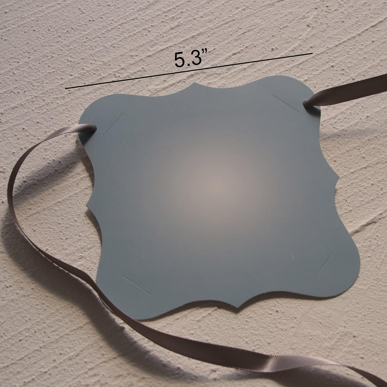 Dusty Blue Photo Banners with Slits for Easy Photo Insertion