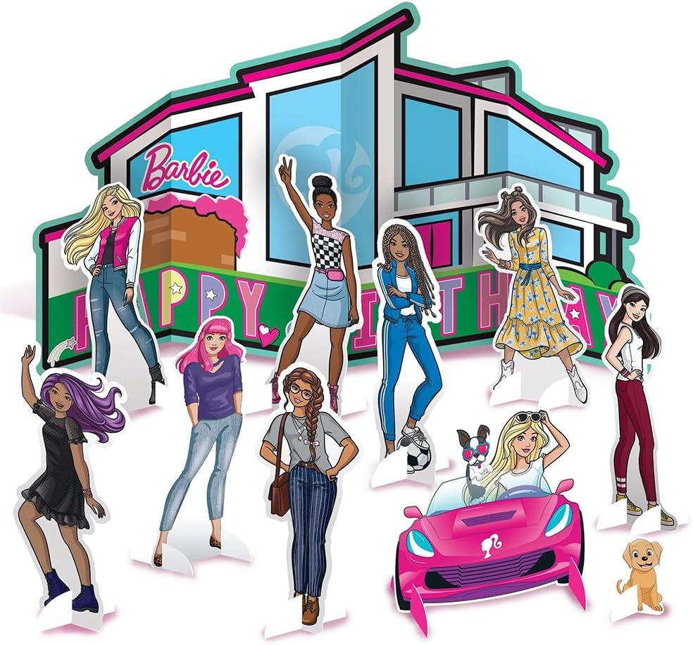 Barbie Dream Together Table Decor Kit 11 Pc Set
