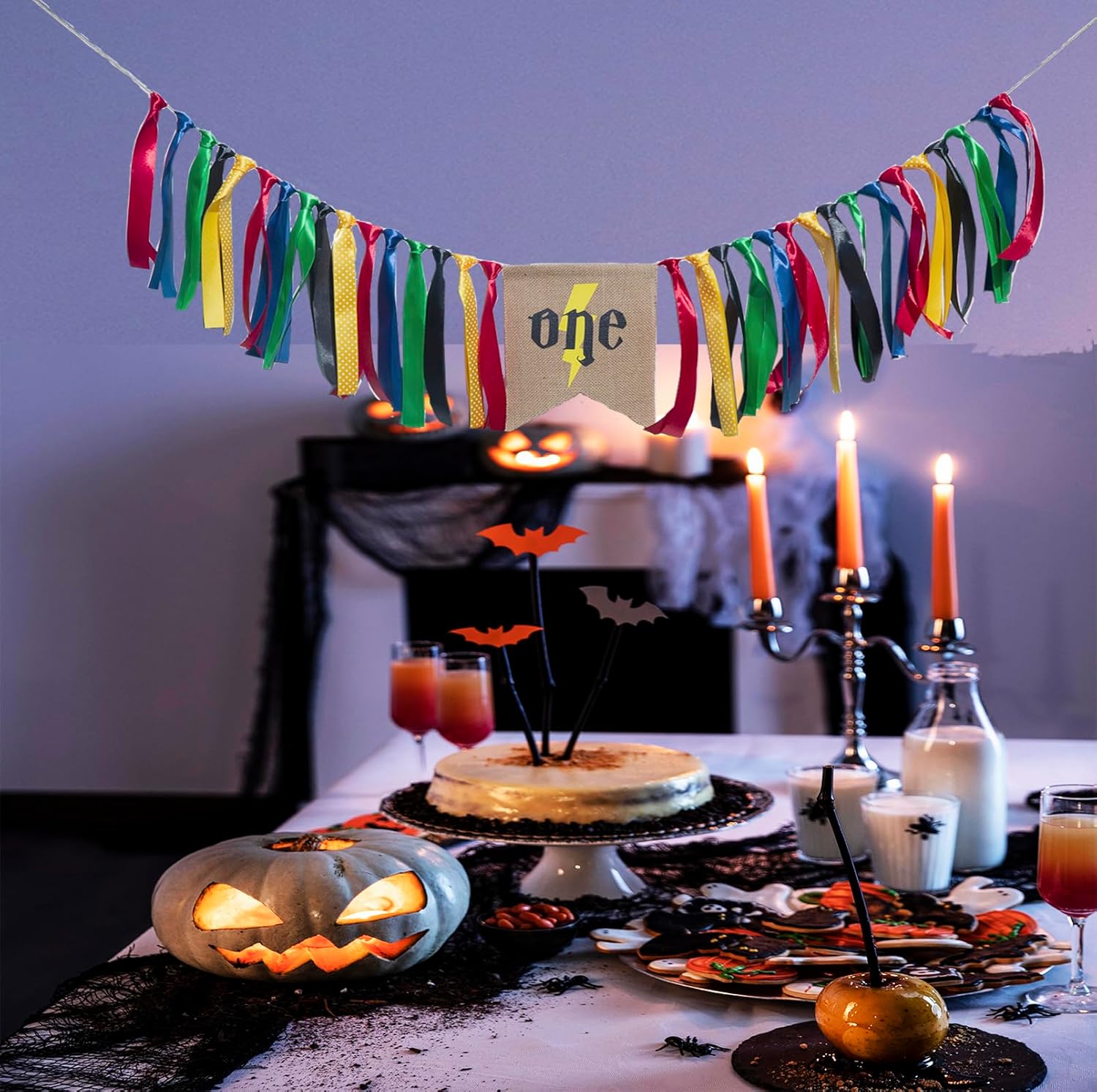 Magical Wizard 1st Birthday Party Banner