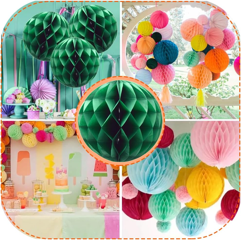 Ruidee 8 Piece Paper Honeycomb Balls Party Decorations
