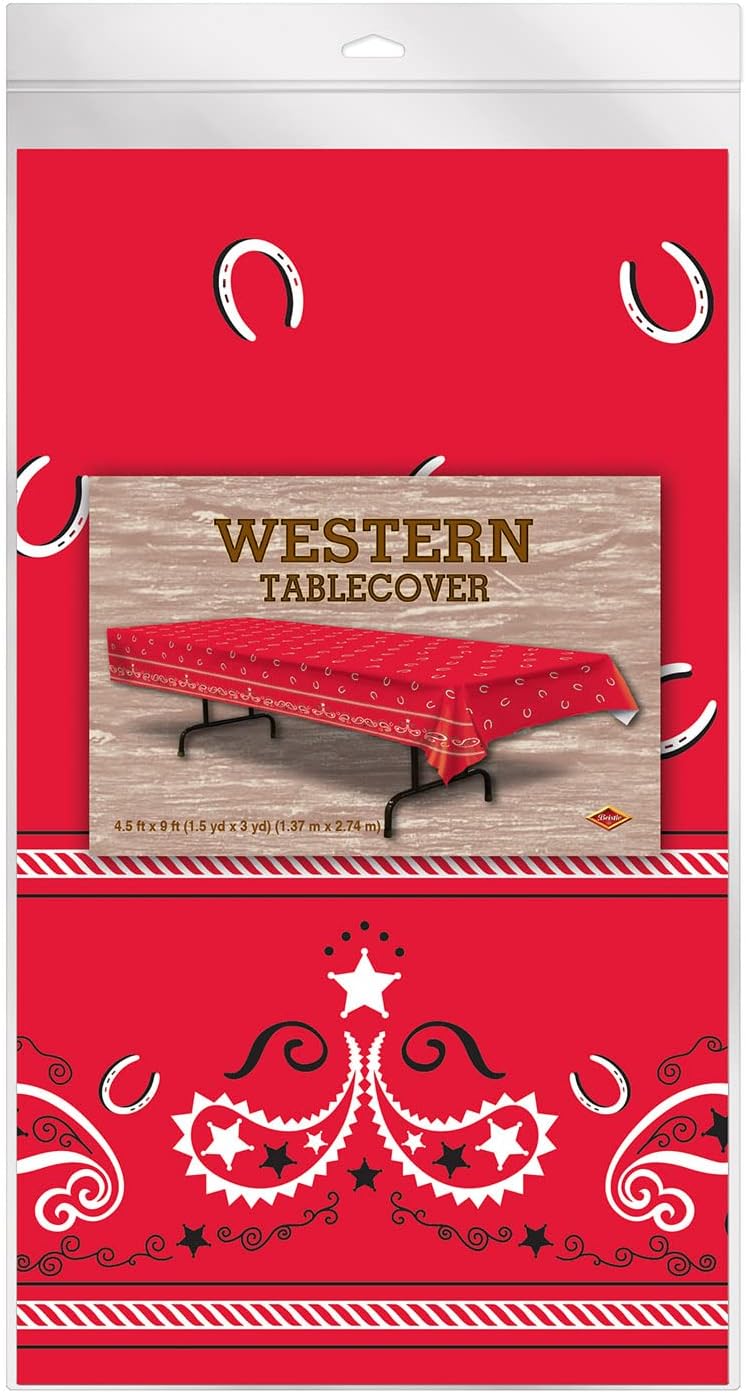 Beistle Western Tablecover for Parties