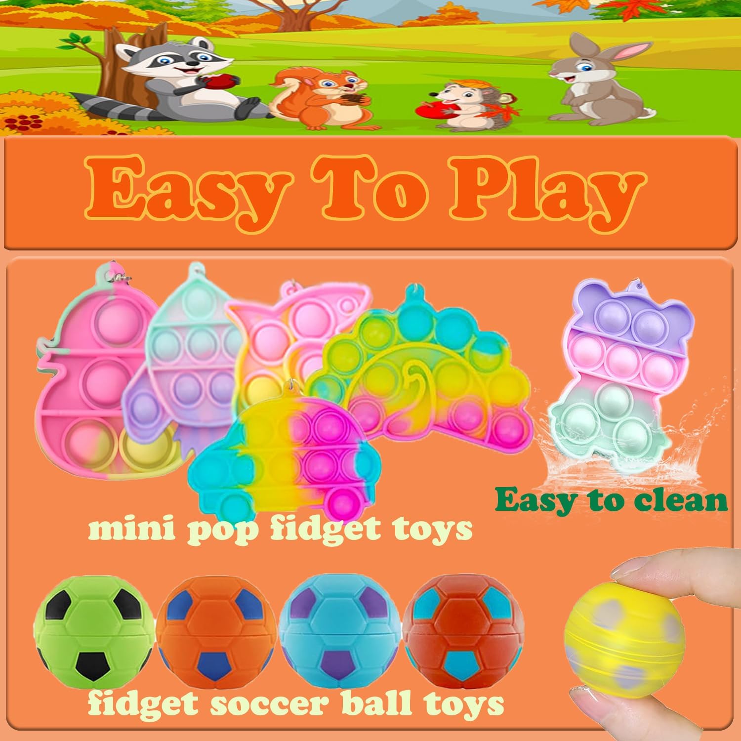 117 Pcs Kids Party Favors Toy Set