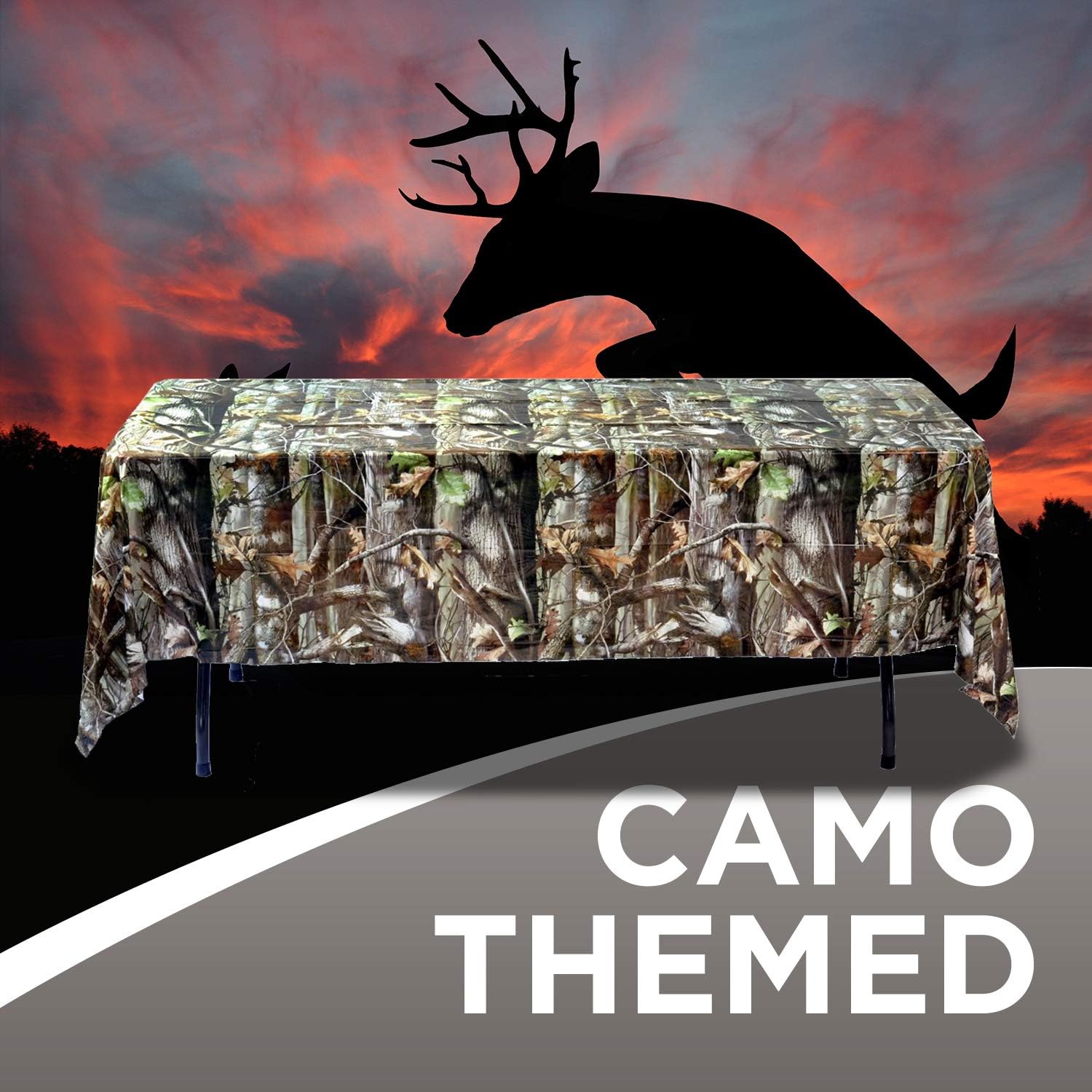Havercamp Next Camo Party Tablecover 1 Count