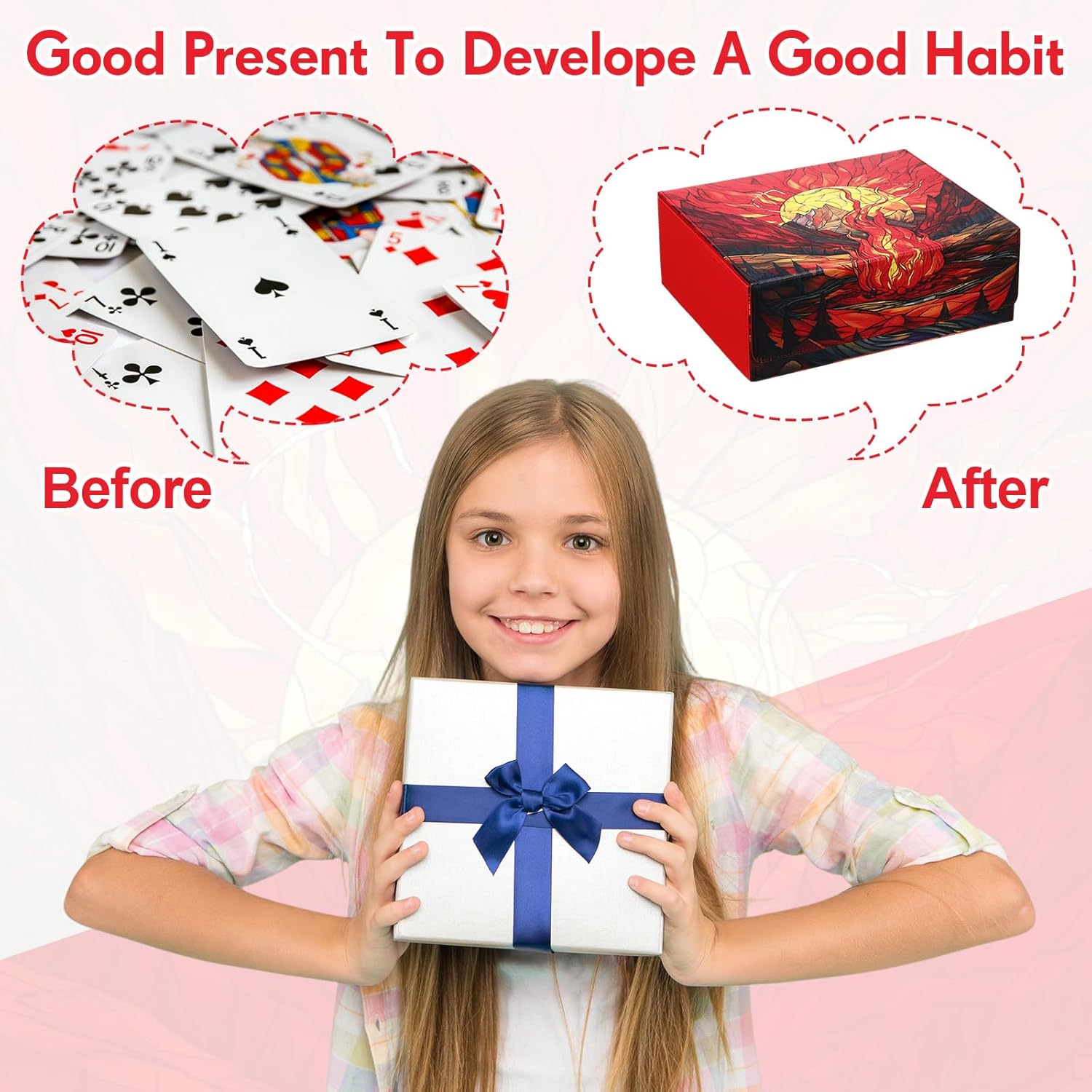 1800 PU Card Storage Box with Magnetic Closure 1