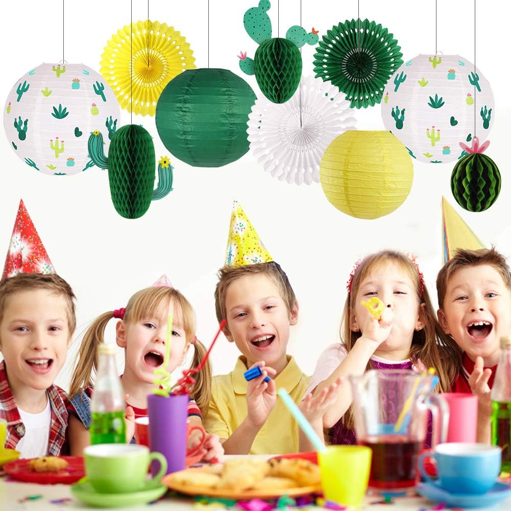 Cactus Party Decor Kit - Tropical Hawaiian Decorations