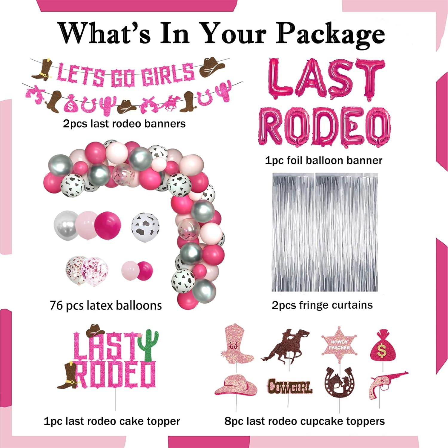 Last Rodeo Bachelorette Party Decorations