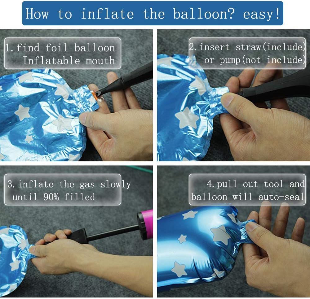Tellpet Diamond Ring Balloons 2PCS Bachelorette Decorations