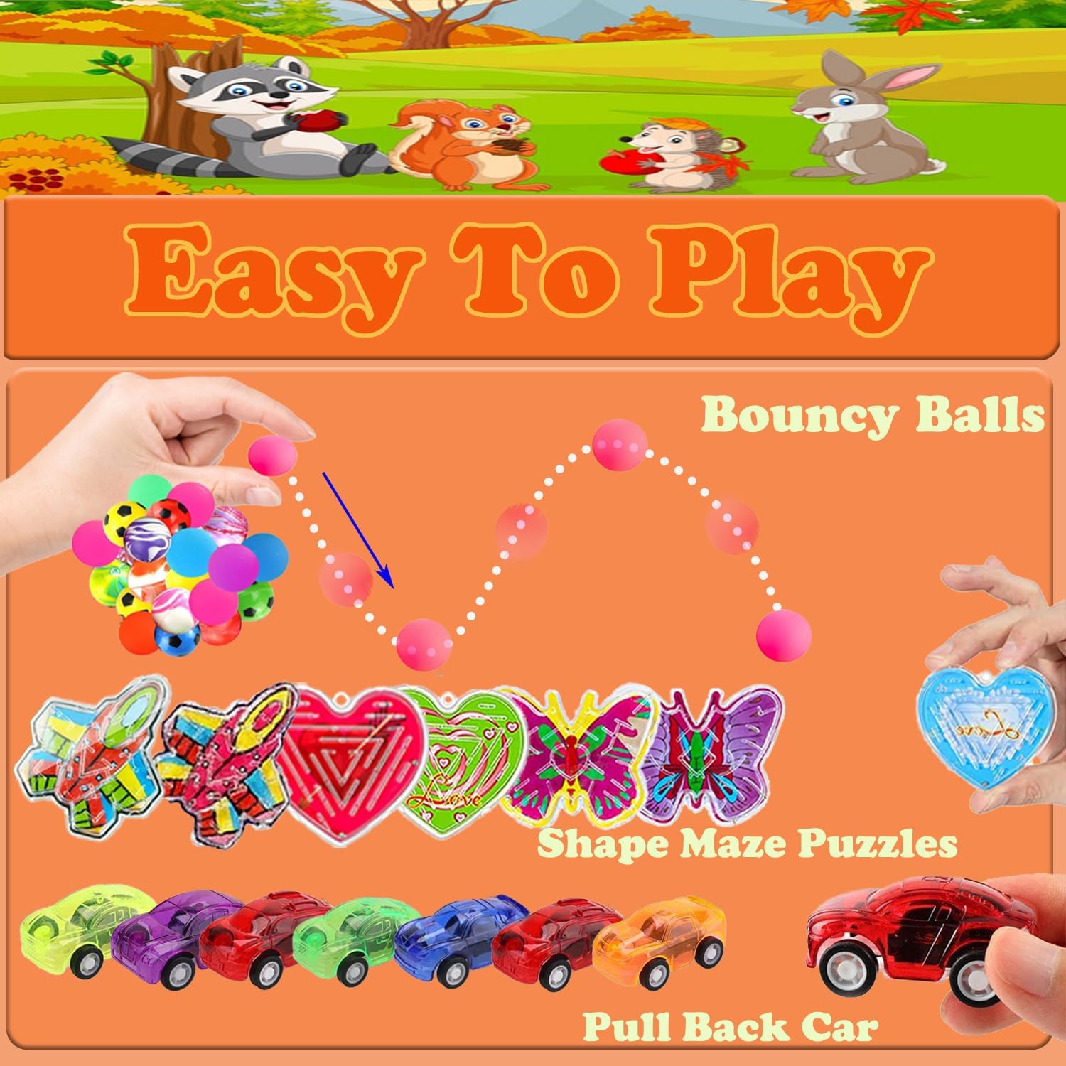 117 Pcs Kids Party Favors Toy Set