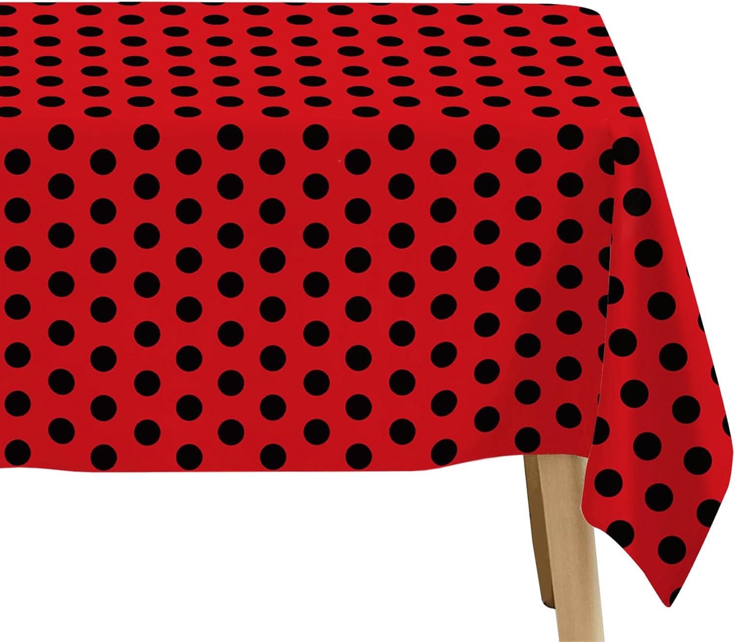 Ladybug Birthday Tablecloth Set 3-Pack 54x108 Inch