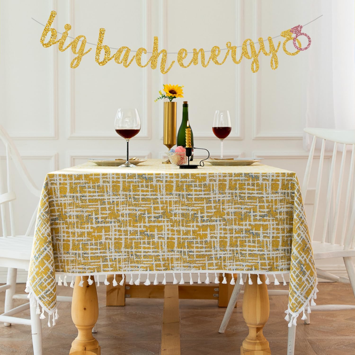 Big Bach Energy Banner Bridal Shower Decor