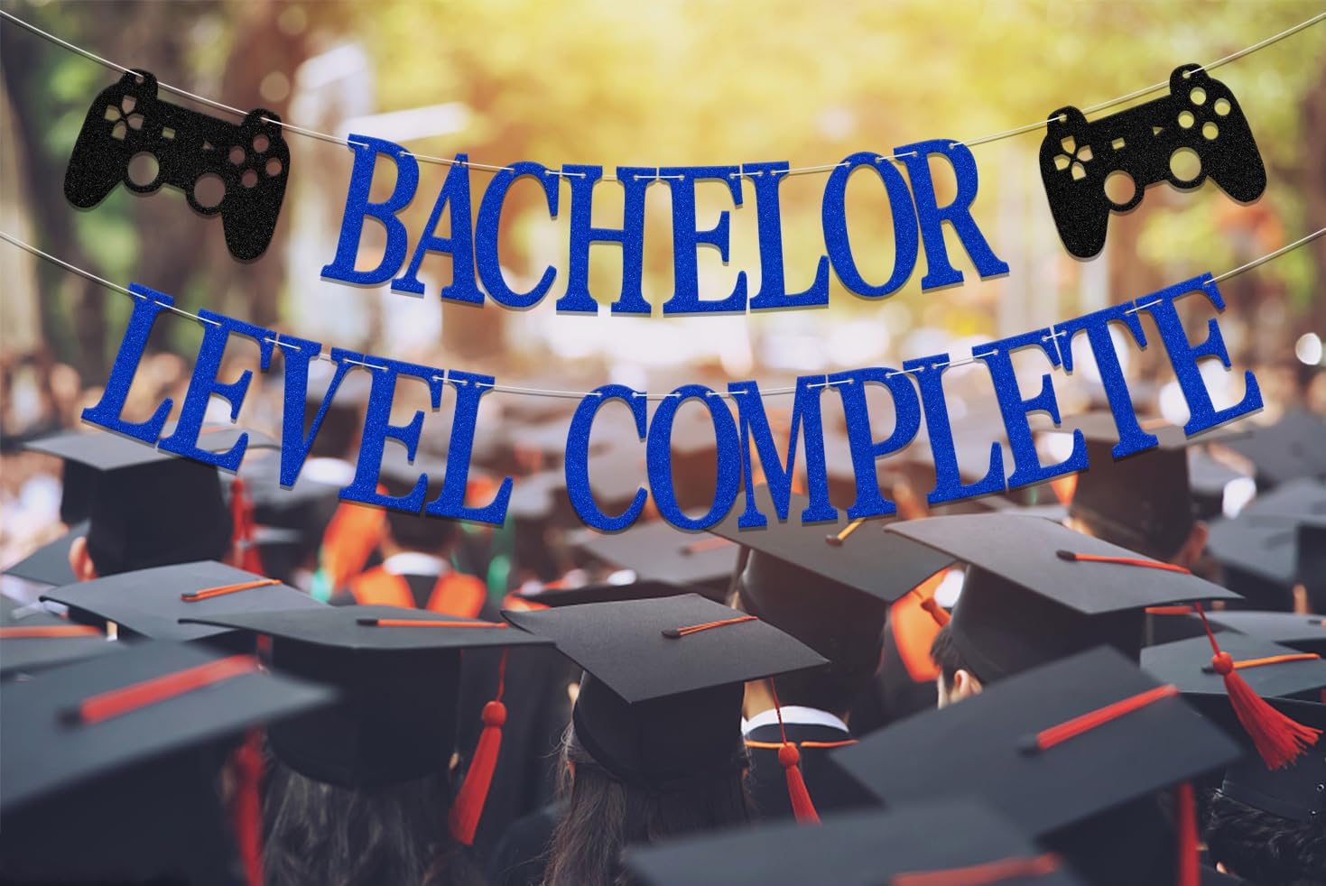 Congrats Bachelor Banner Graduation Decorations