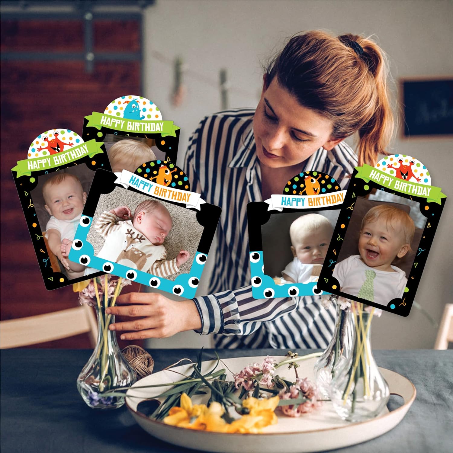 Monster Bash Photo Table Toppers 15 Piece Set