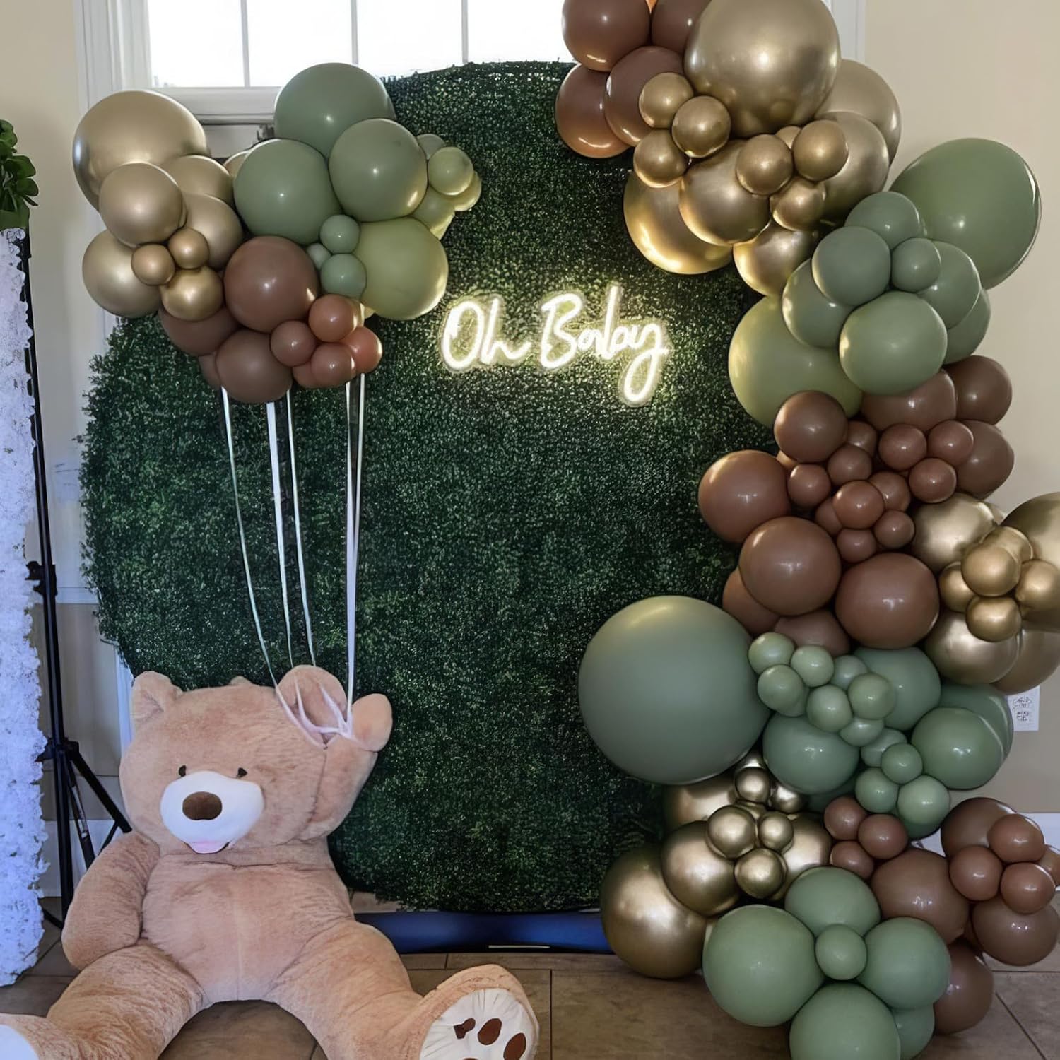 Camo Birthday Balloons Set 36pcs