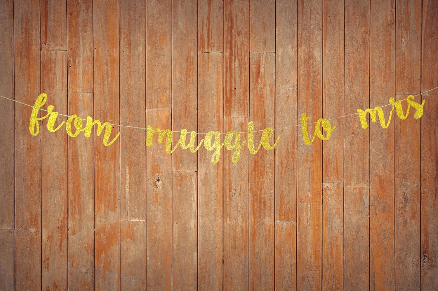 Gold Glitter Bachelorette Party Banner Decorations