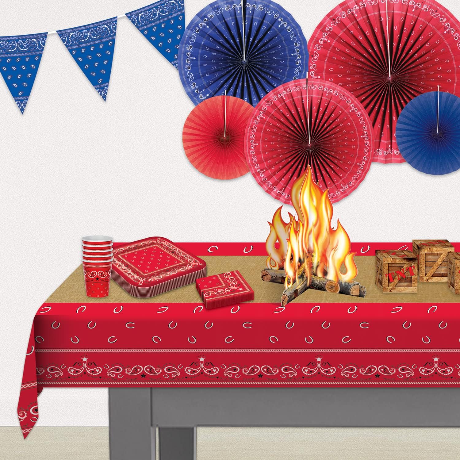 Beistle Western Tablecover for Parties
