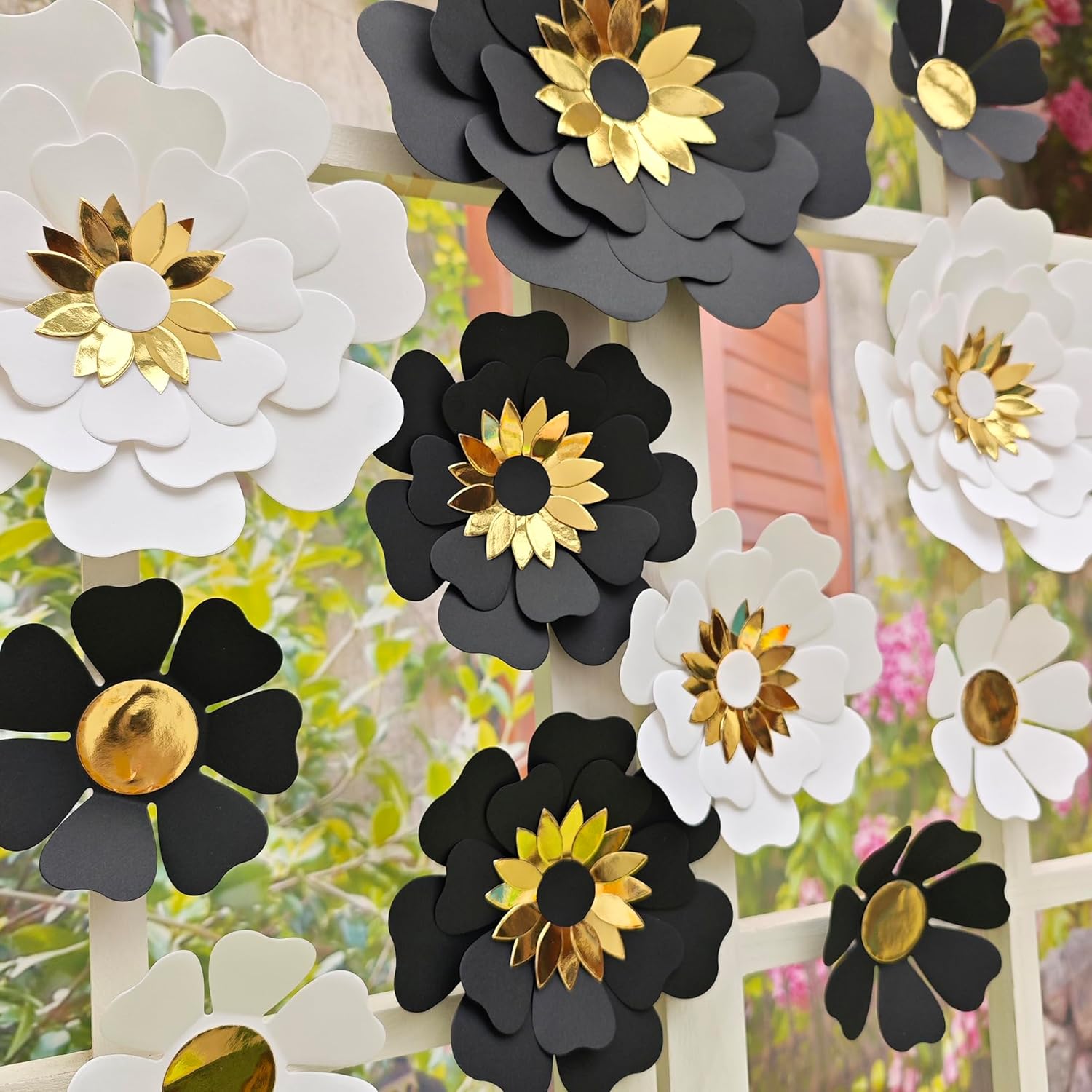 Paper Flower Decor Set for Events and Home Use