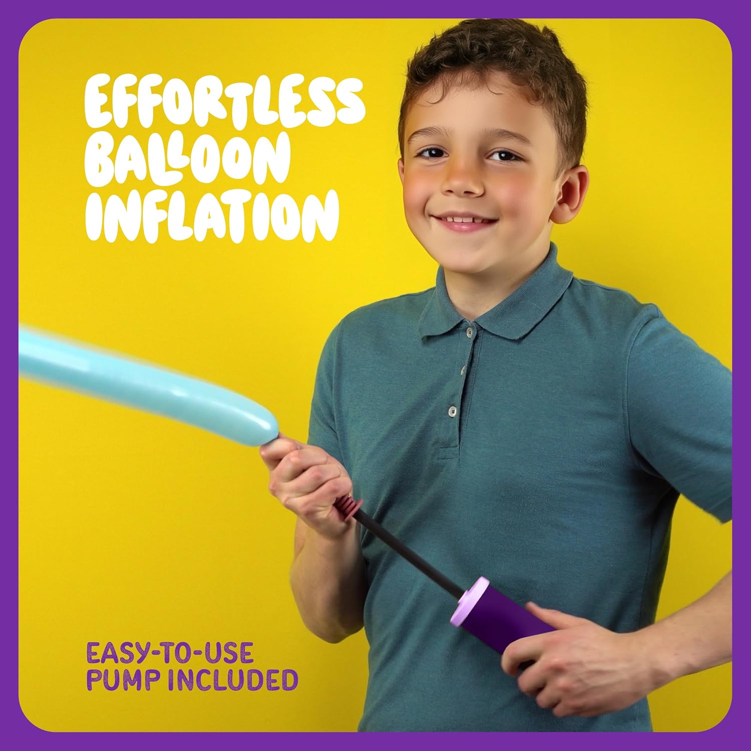 DanDarci Balloon Twisting Kit with Pump for Kids