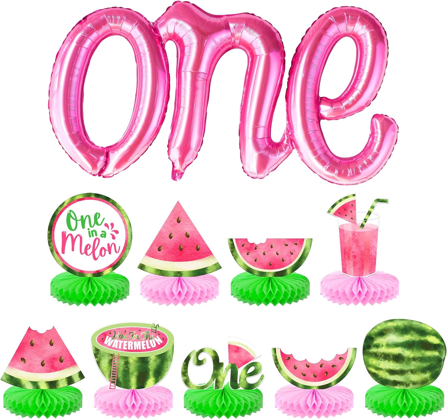 KatchOn One In A Melon Party Decorations Set of 10