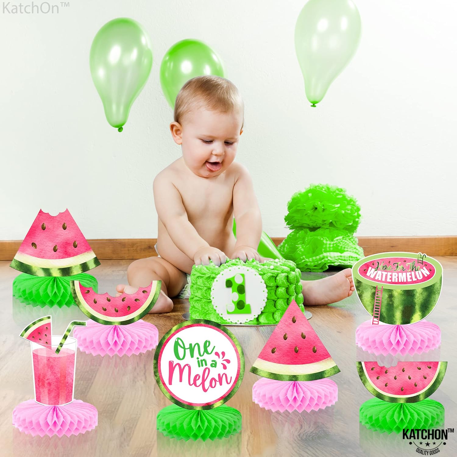 KatchOn Watermelon Centerpieces Pack of 9