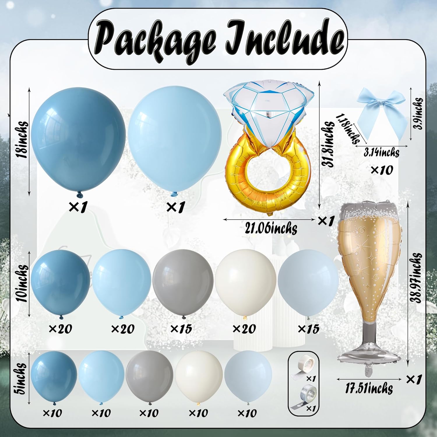 Last Toast On The Coast Balloon Arch Garland Kit