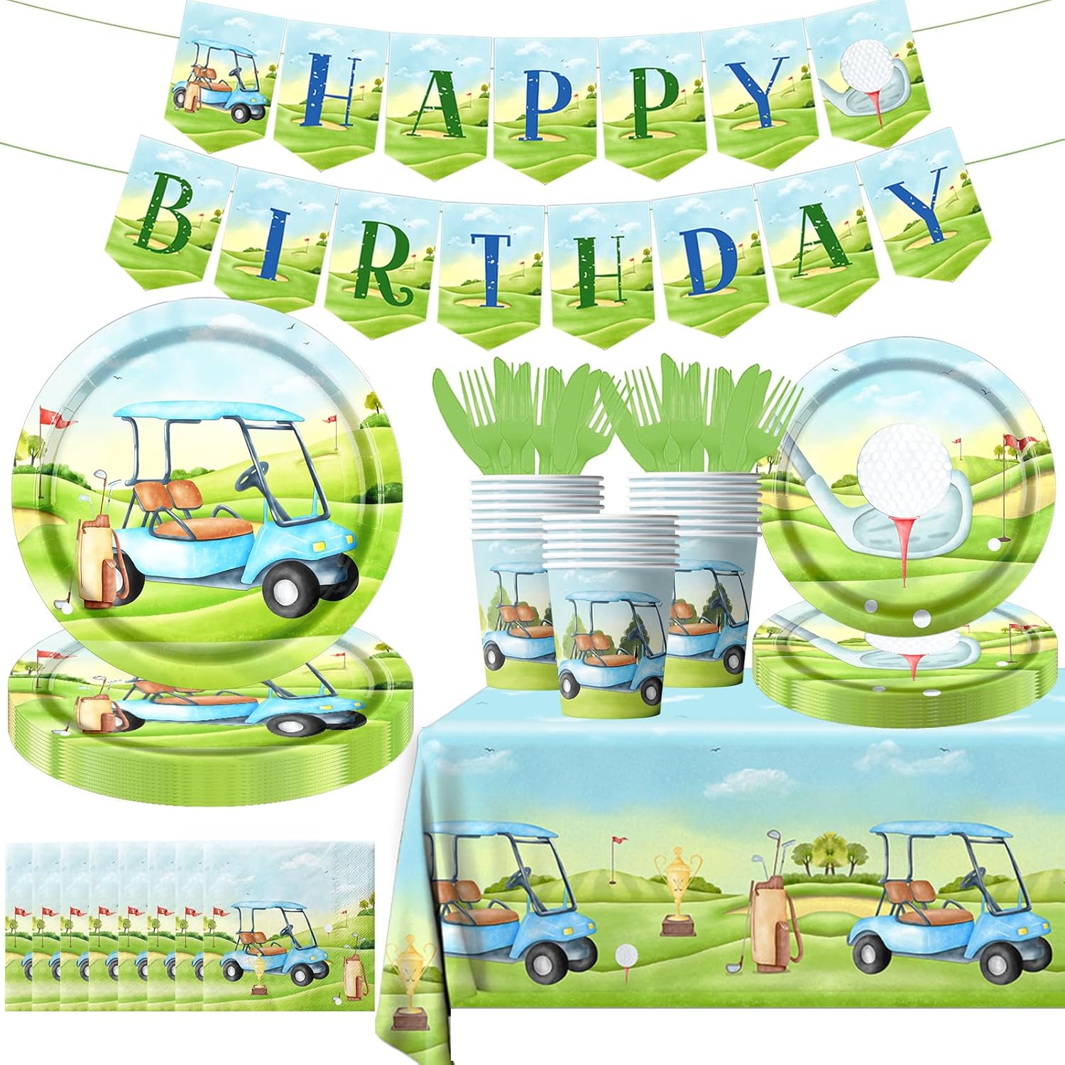 Golf Party Kit for 20 People