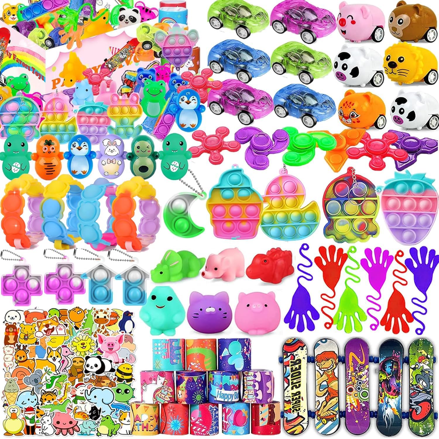 115 Pcs Kids Party Favors with Fidget Toys