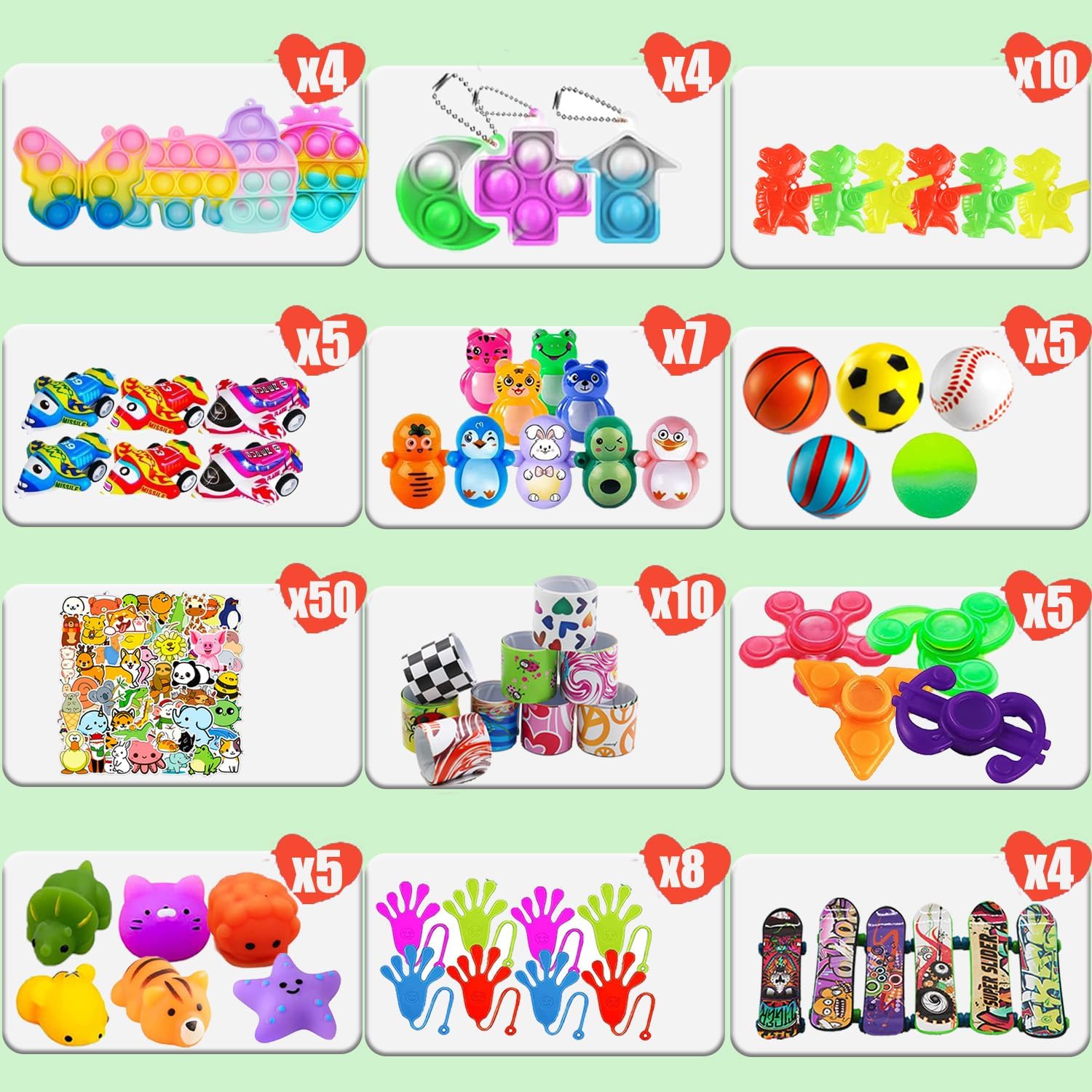117 Pack Party Favors Toy Assortment for Kids