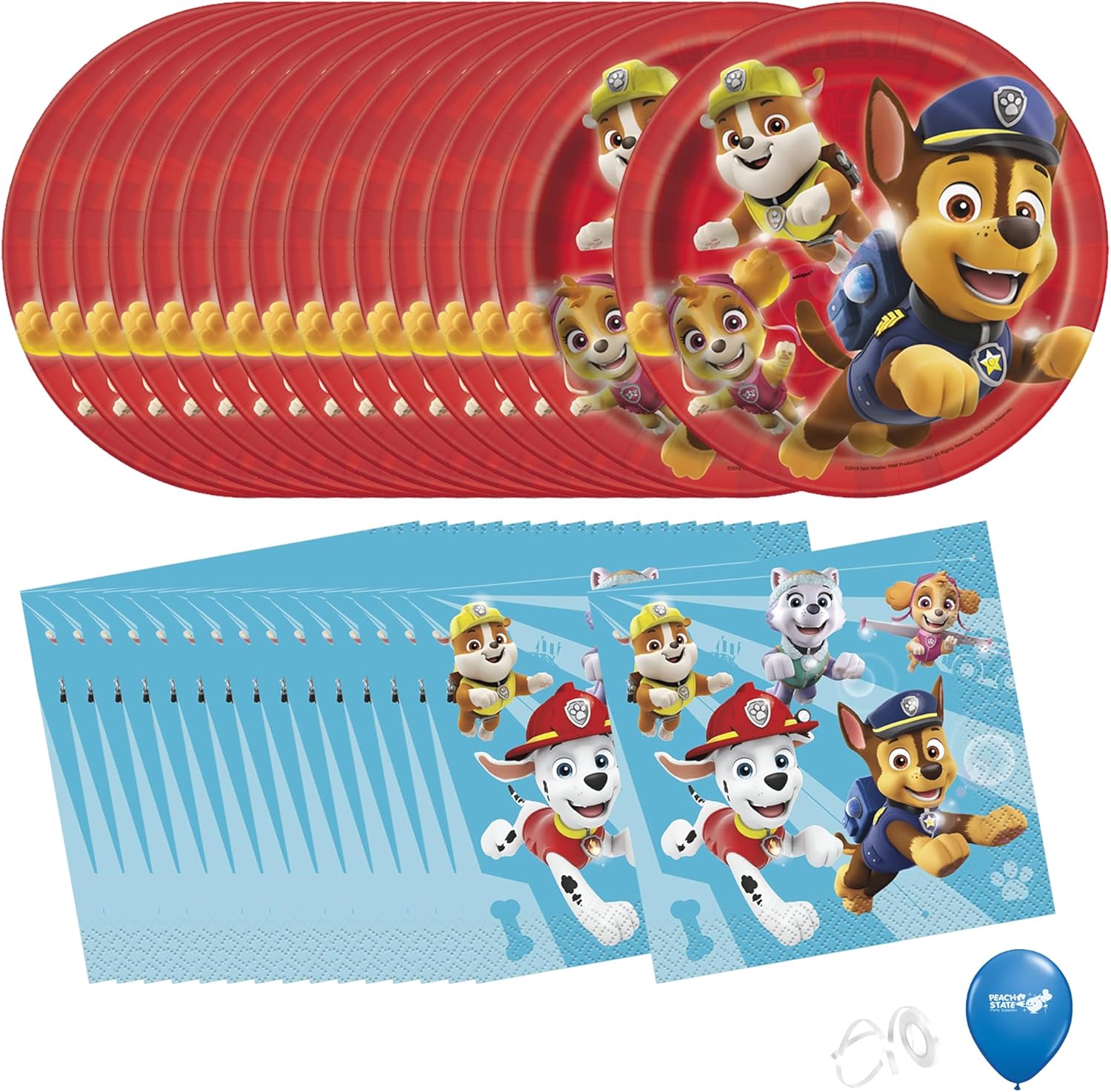Paw Patrol Birthday Party Supplies Bundle Serves 16 Guests