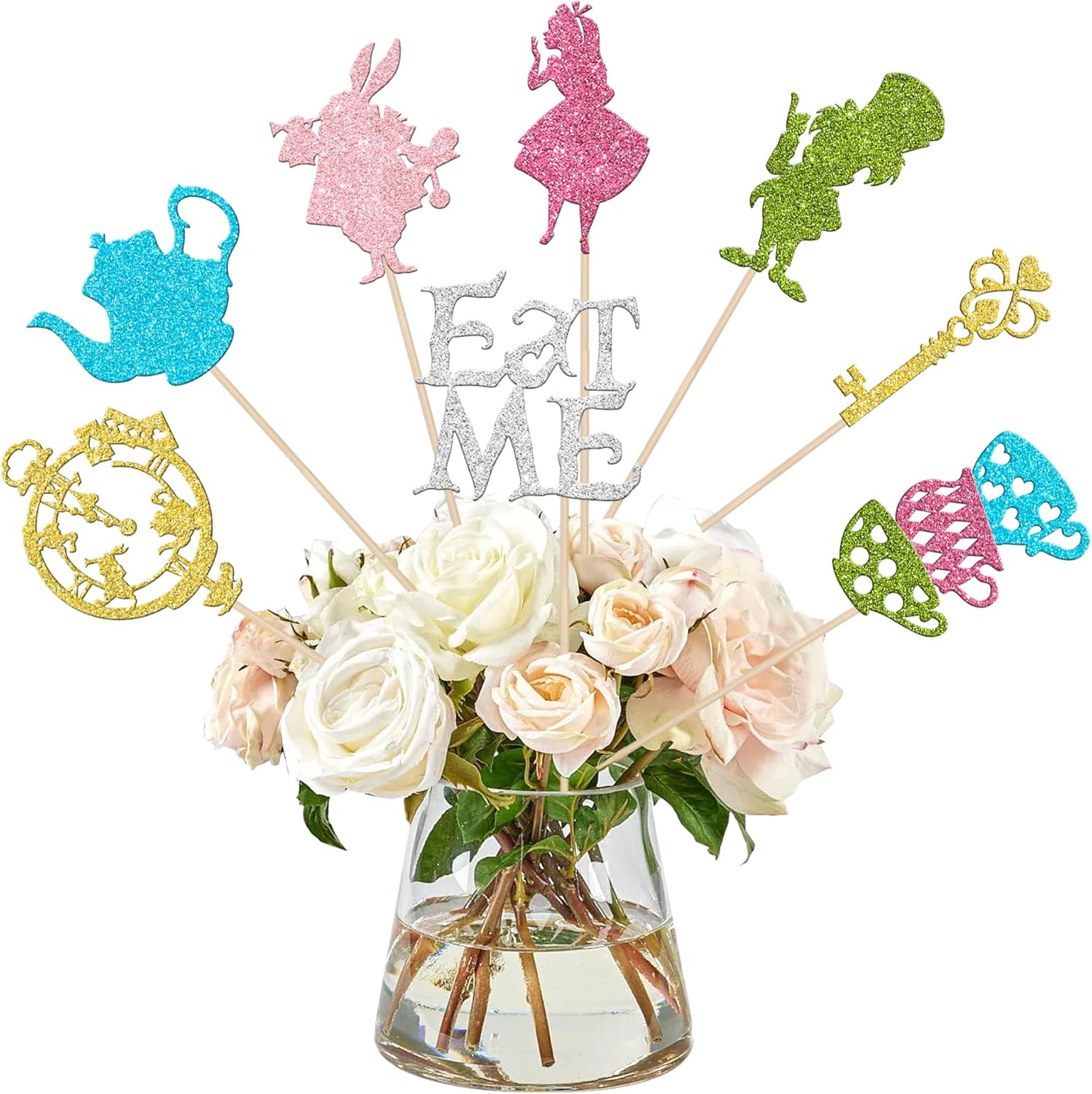 16PCS Magic Alice Centerpiece Sticks Floral Decor