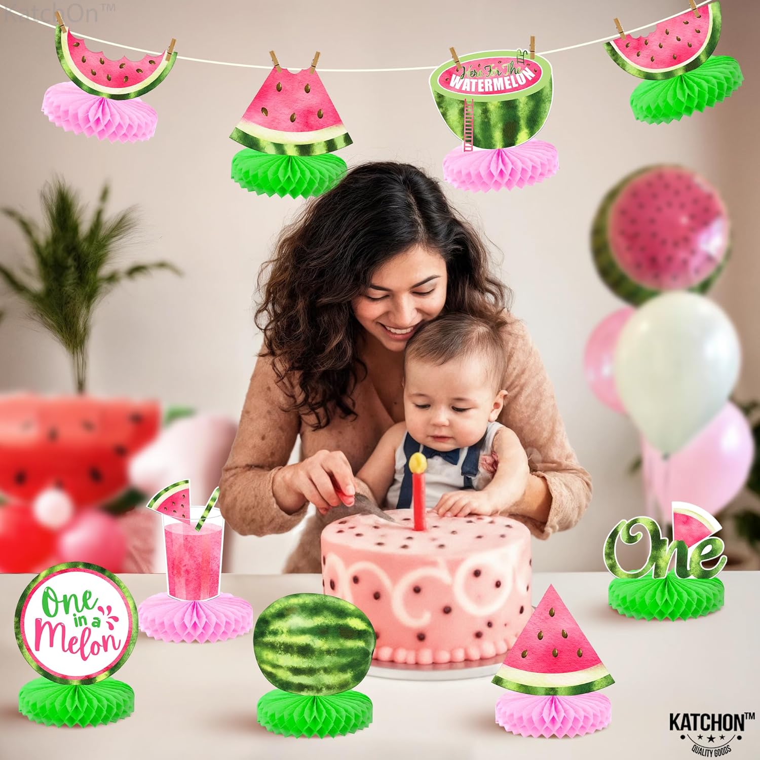 KatchOn Watermelon Centerpieces Pack of 9