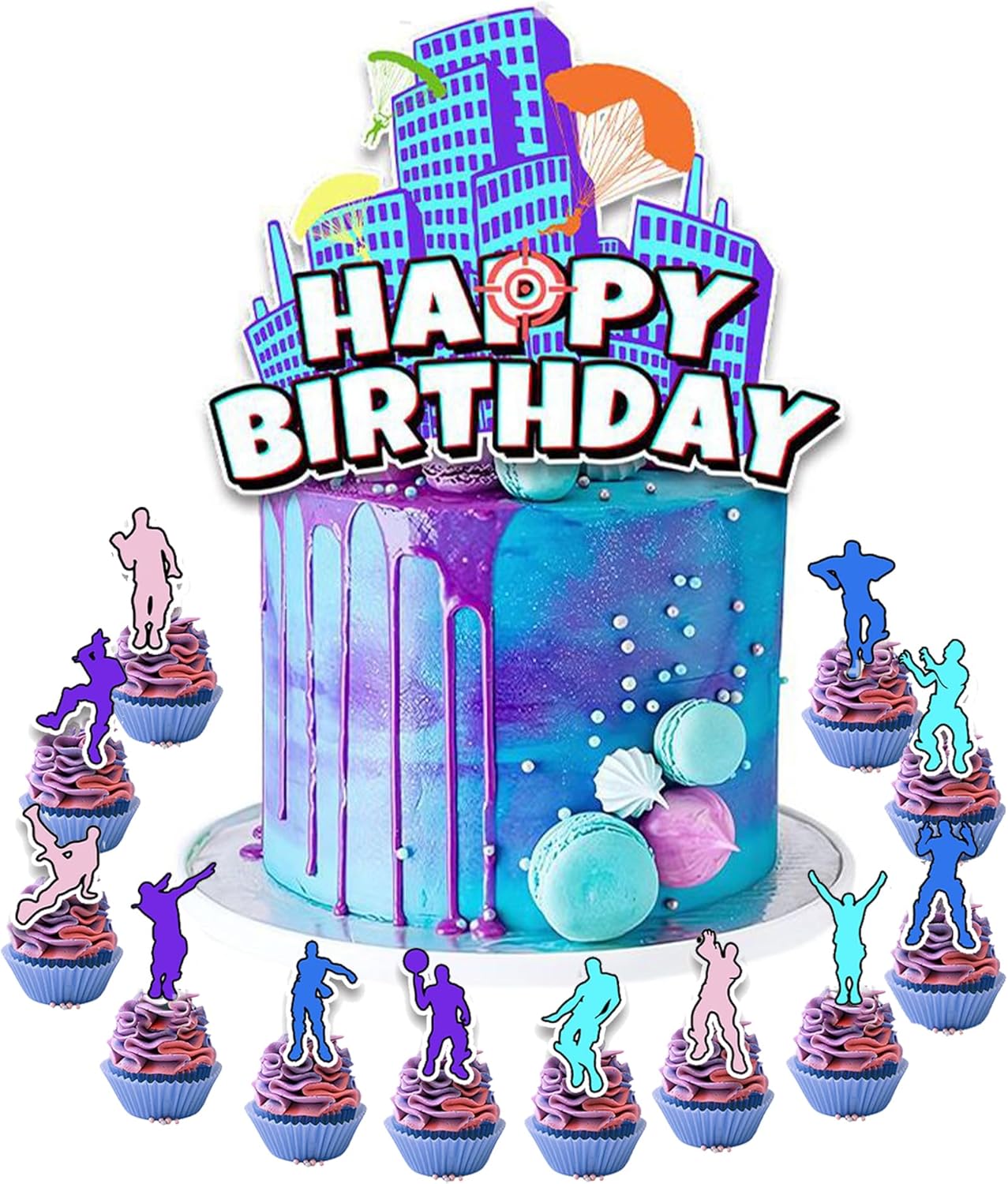 Gaming Theme Birthday Party Decorations Set