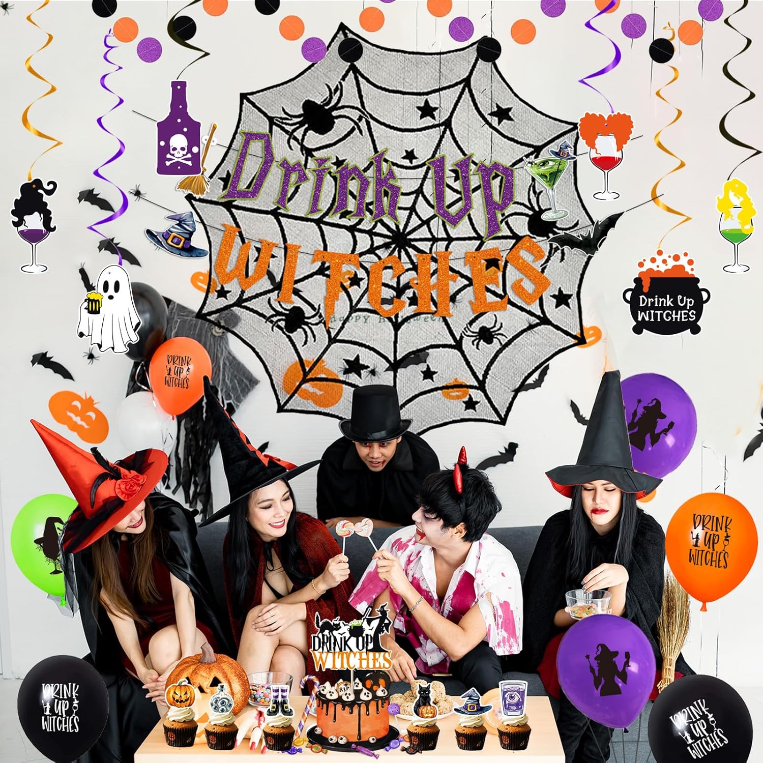 Crenics Halloween Party Decorations Set