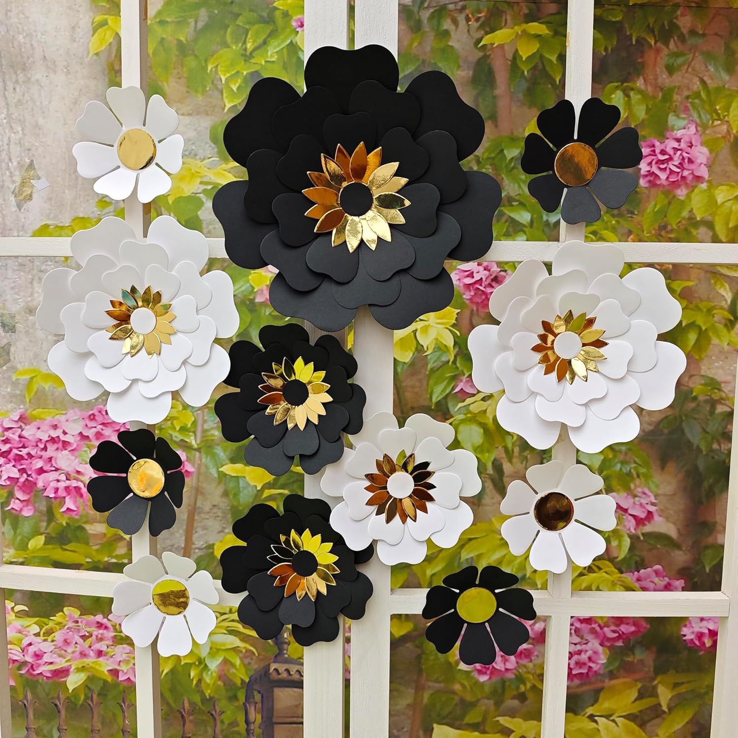 Paper Flower Decor Set for Events and Home Use