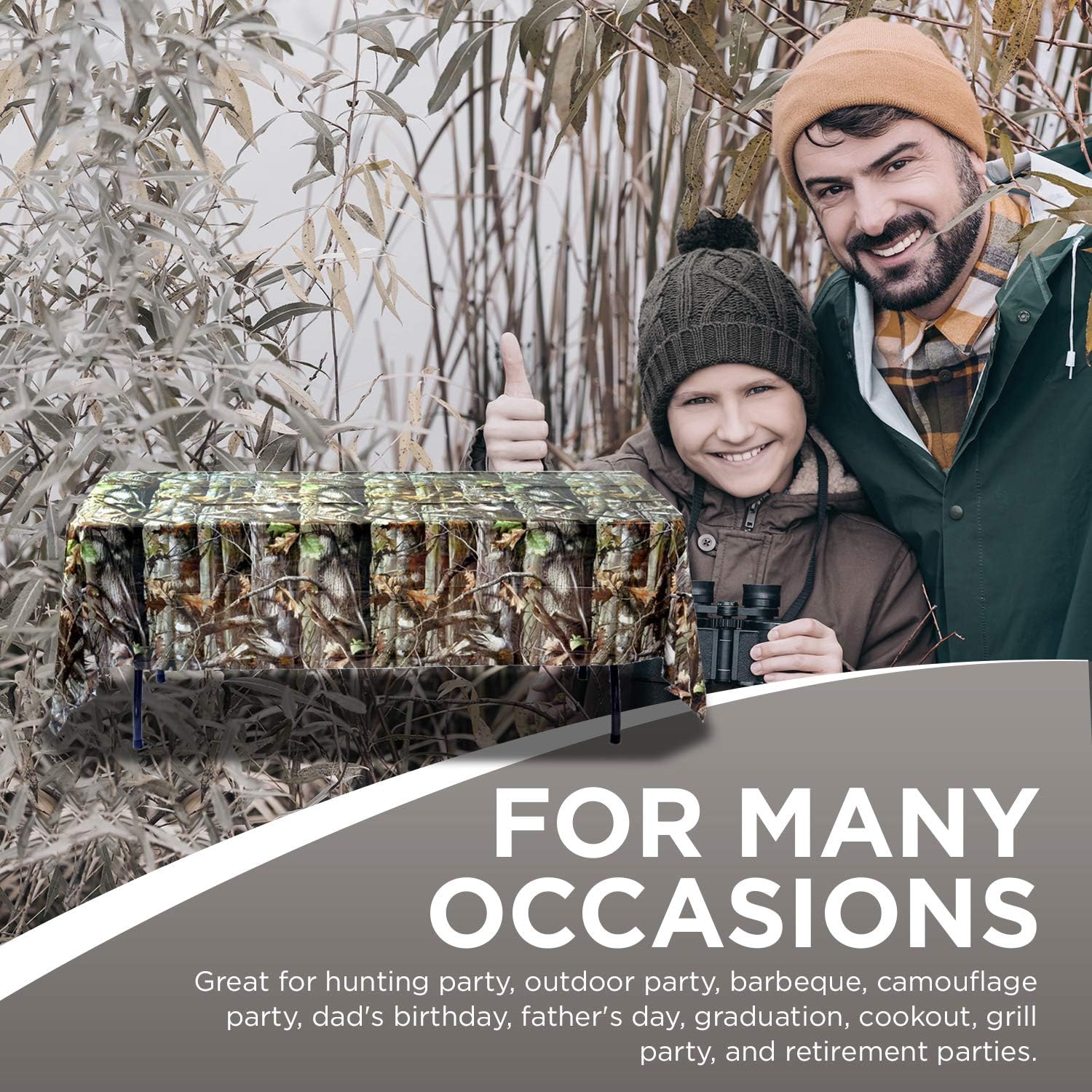 Havercamp Next Camo Party Tablecover 1 Count