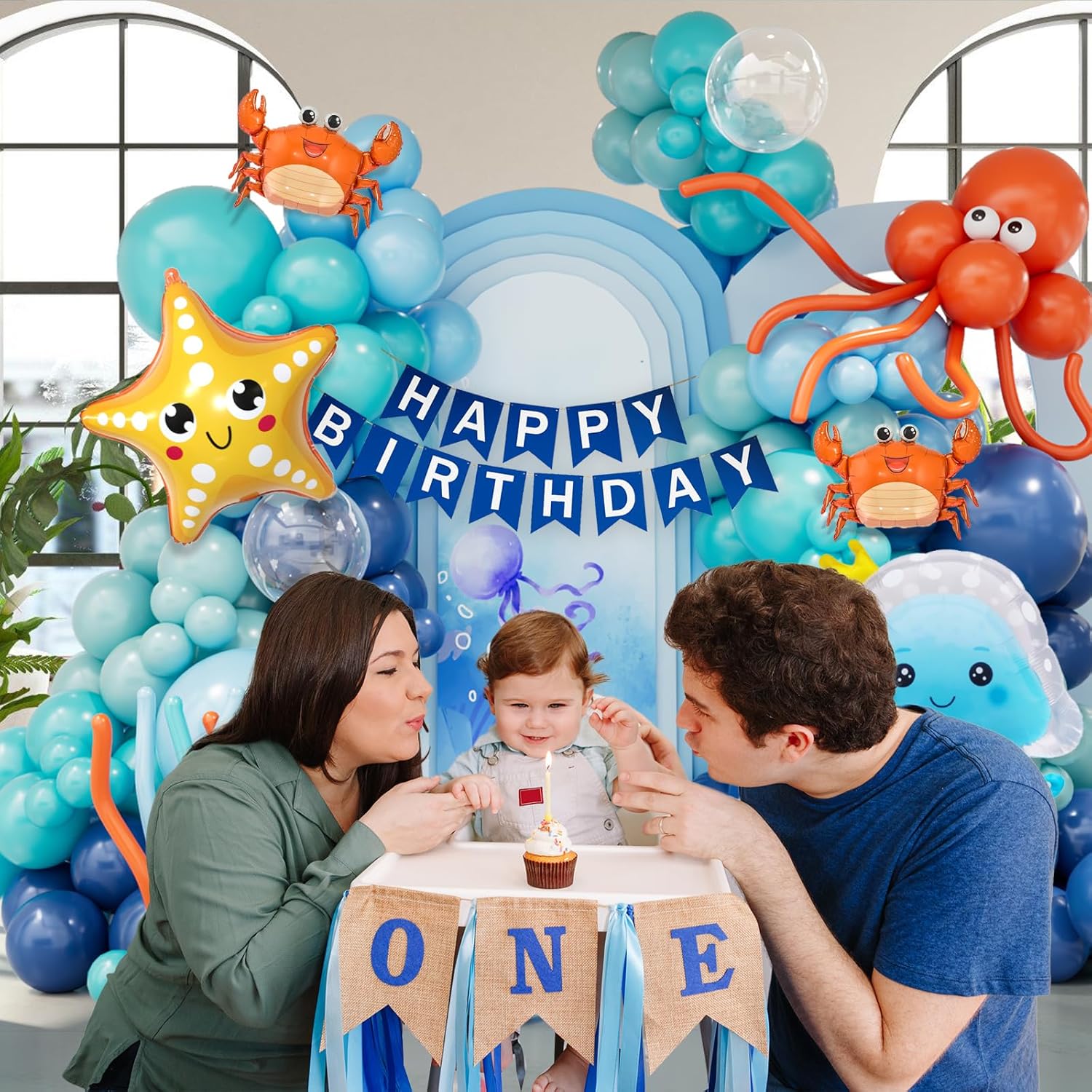 DBKL Under the Sea Balloon Decor Kit 167Pcs