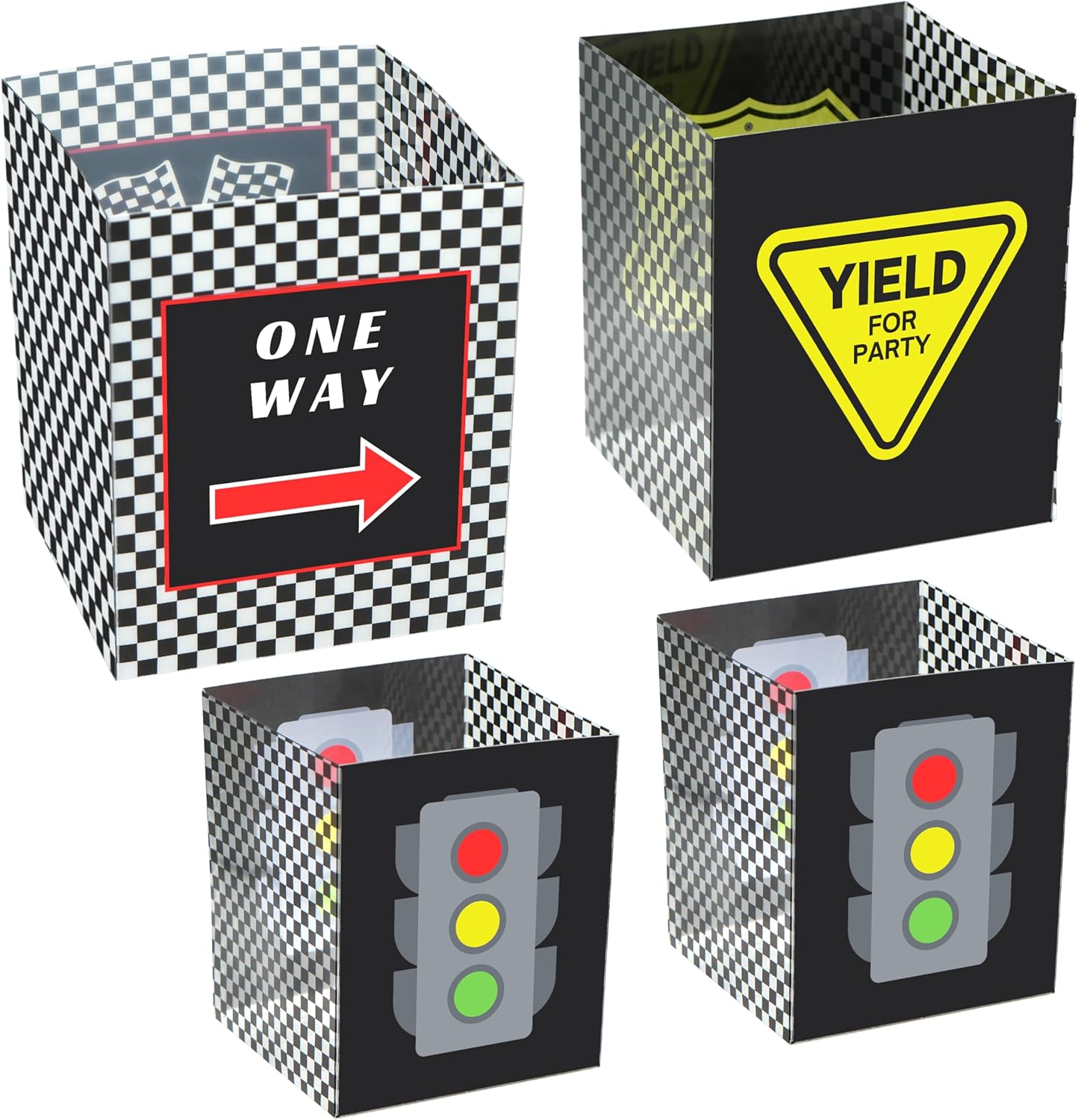 4Es Novelty 4 Pack Racing Bucket Centerpieces