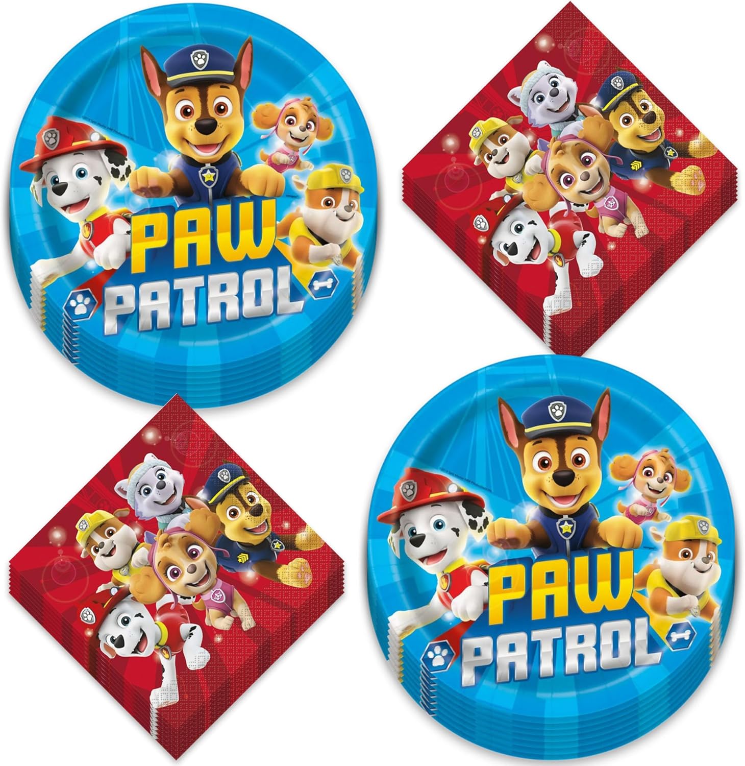 HOME HOOPLA Paw-Patrol Party Plates