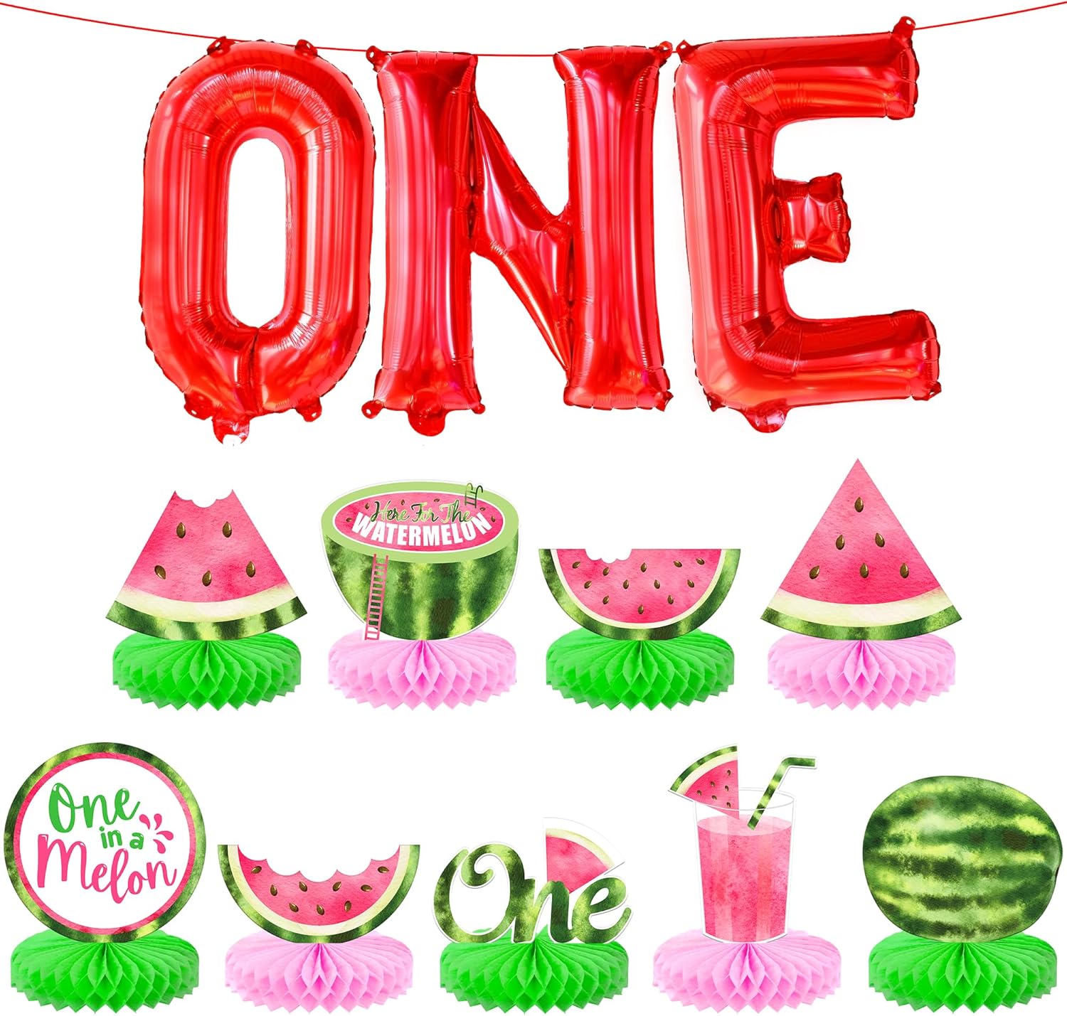 KatchOn One In A Melon Party Centerpieces Pack of 10