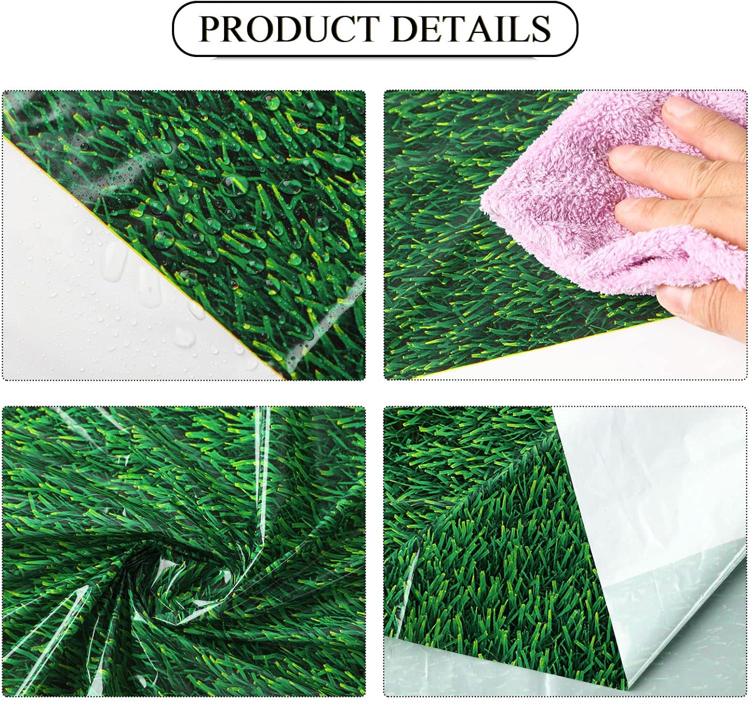 Remagr 3 Piece Golf Table Cloth 54x108 Inch for Parties