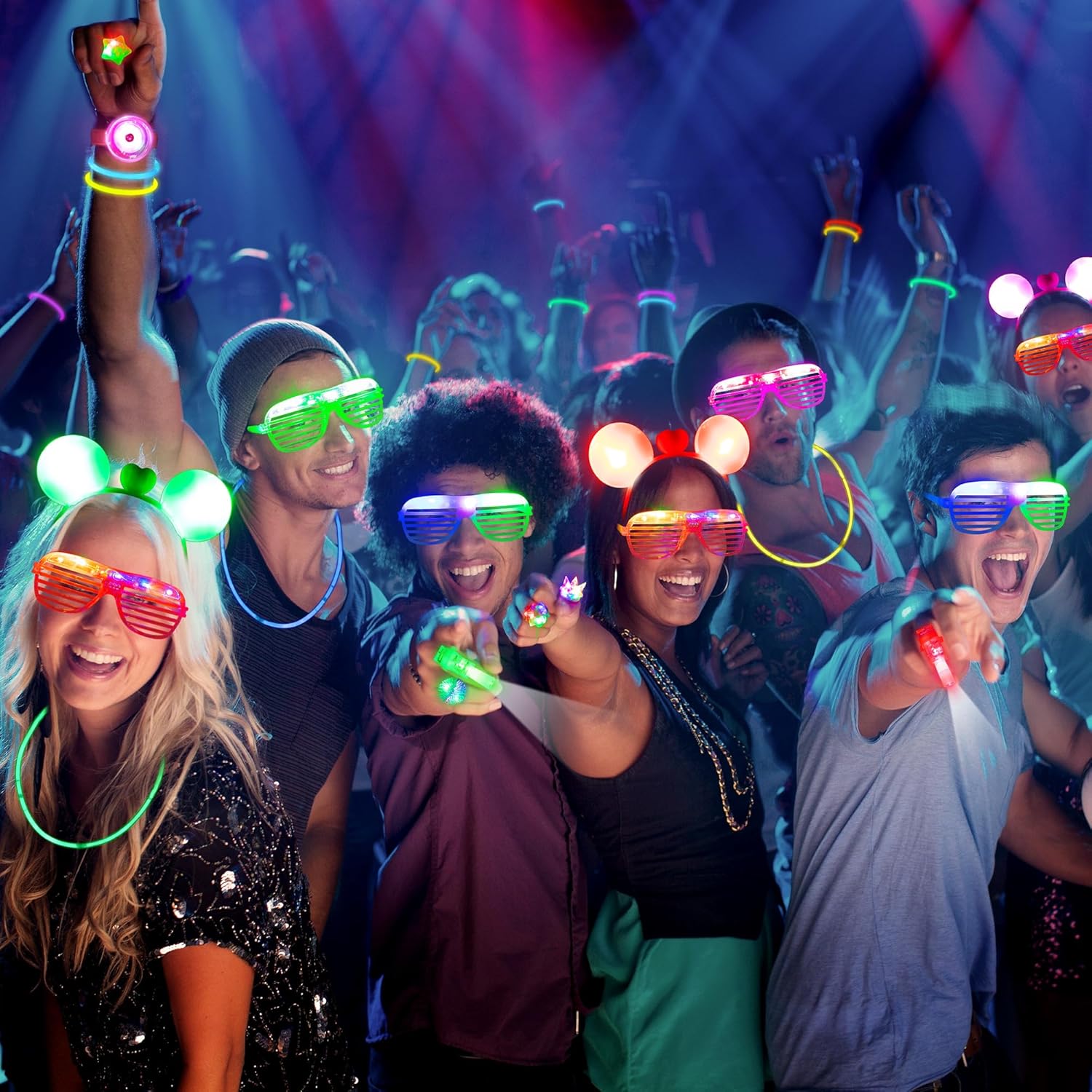 Mocoosy 103PCS Glow in the Dark Party Supplies