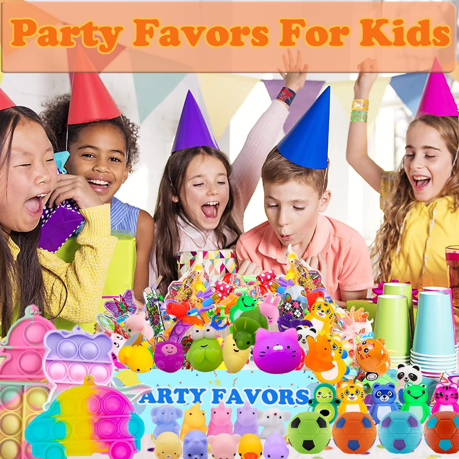 117 Pcs Kids Party Favors Toy Set