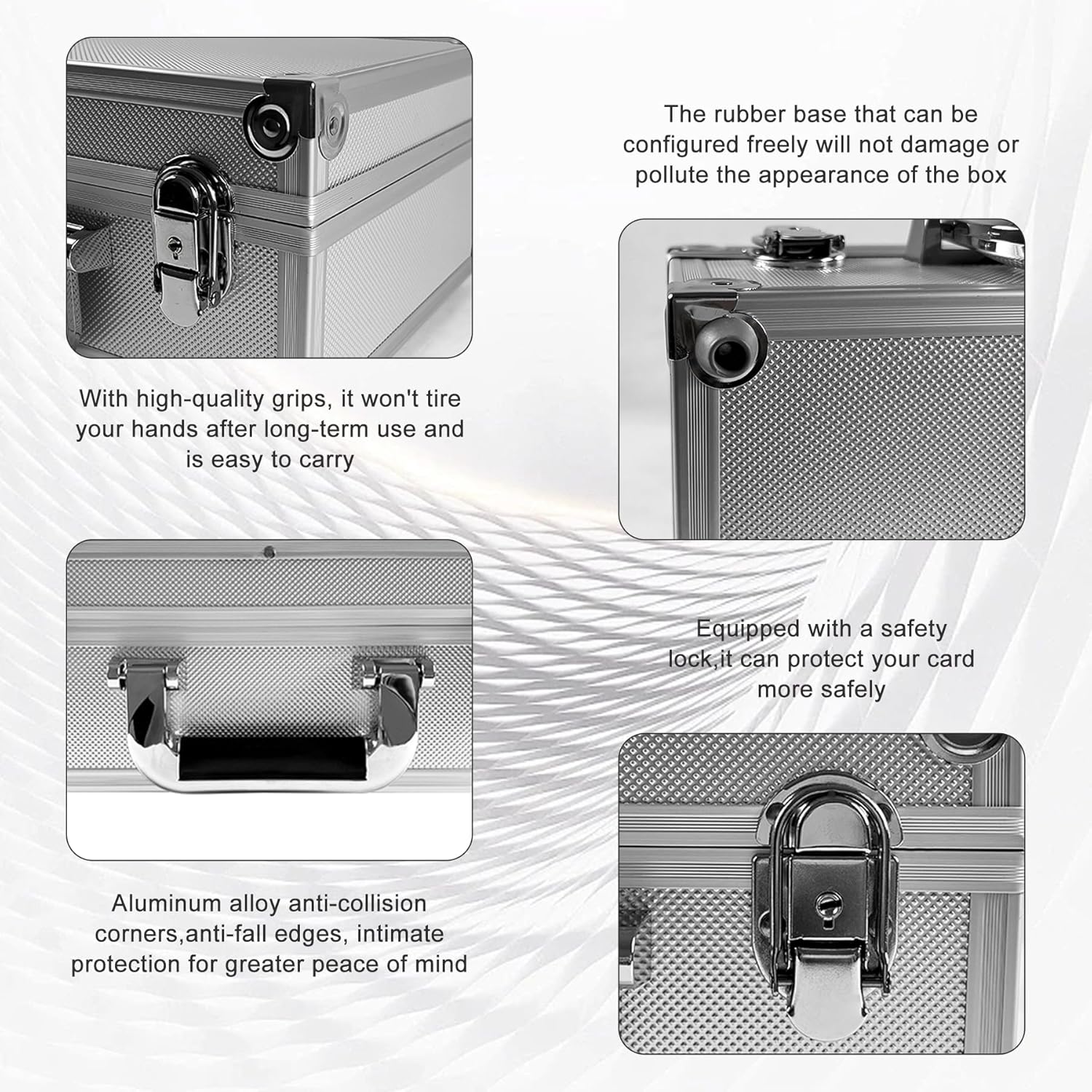 Large Capacity Top Loader Storage Box for 2500 Sports Cards