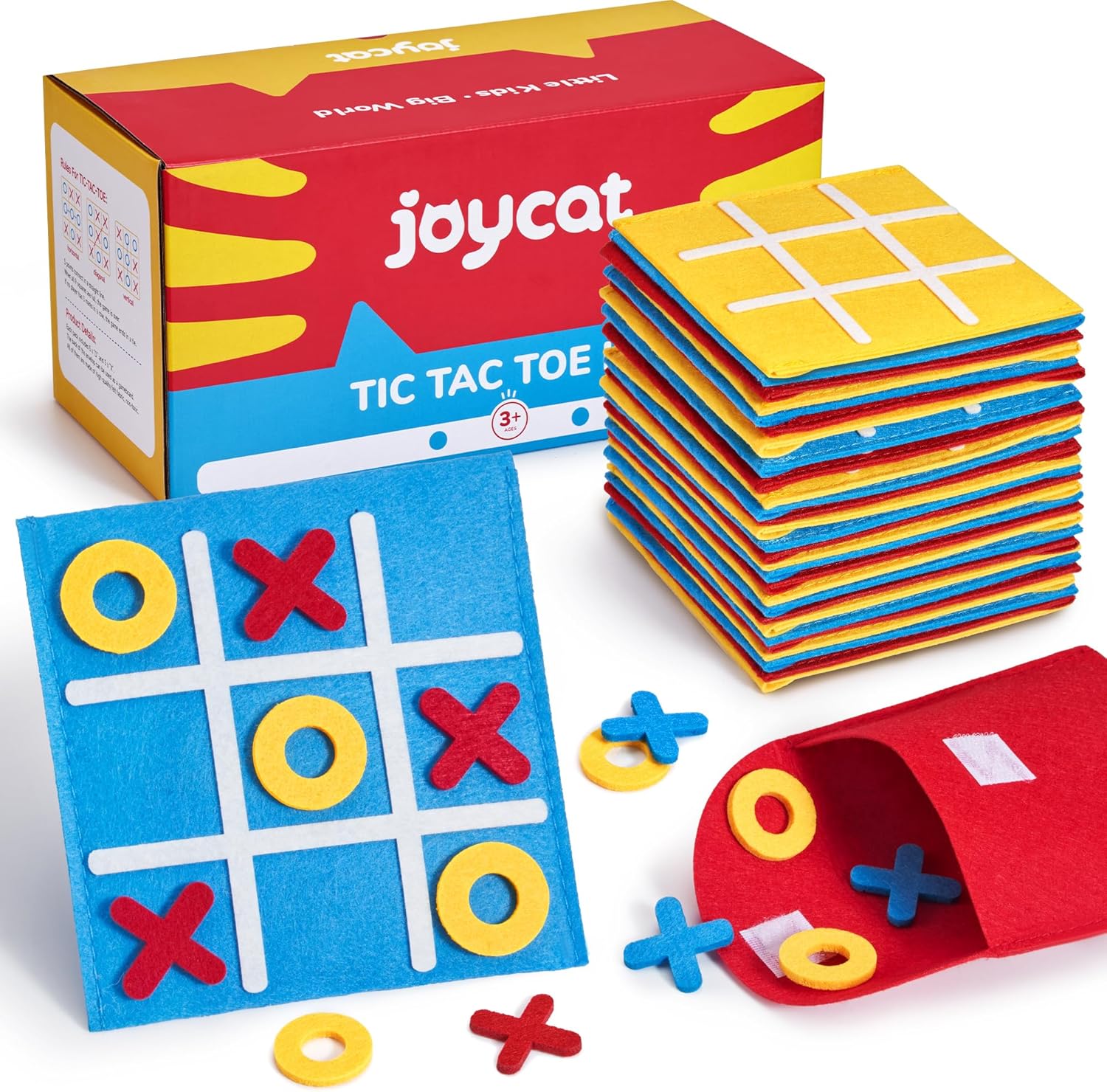 JoyCat Tic Tac Toe Game Set for Kids and Family